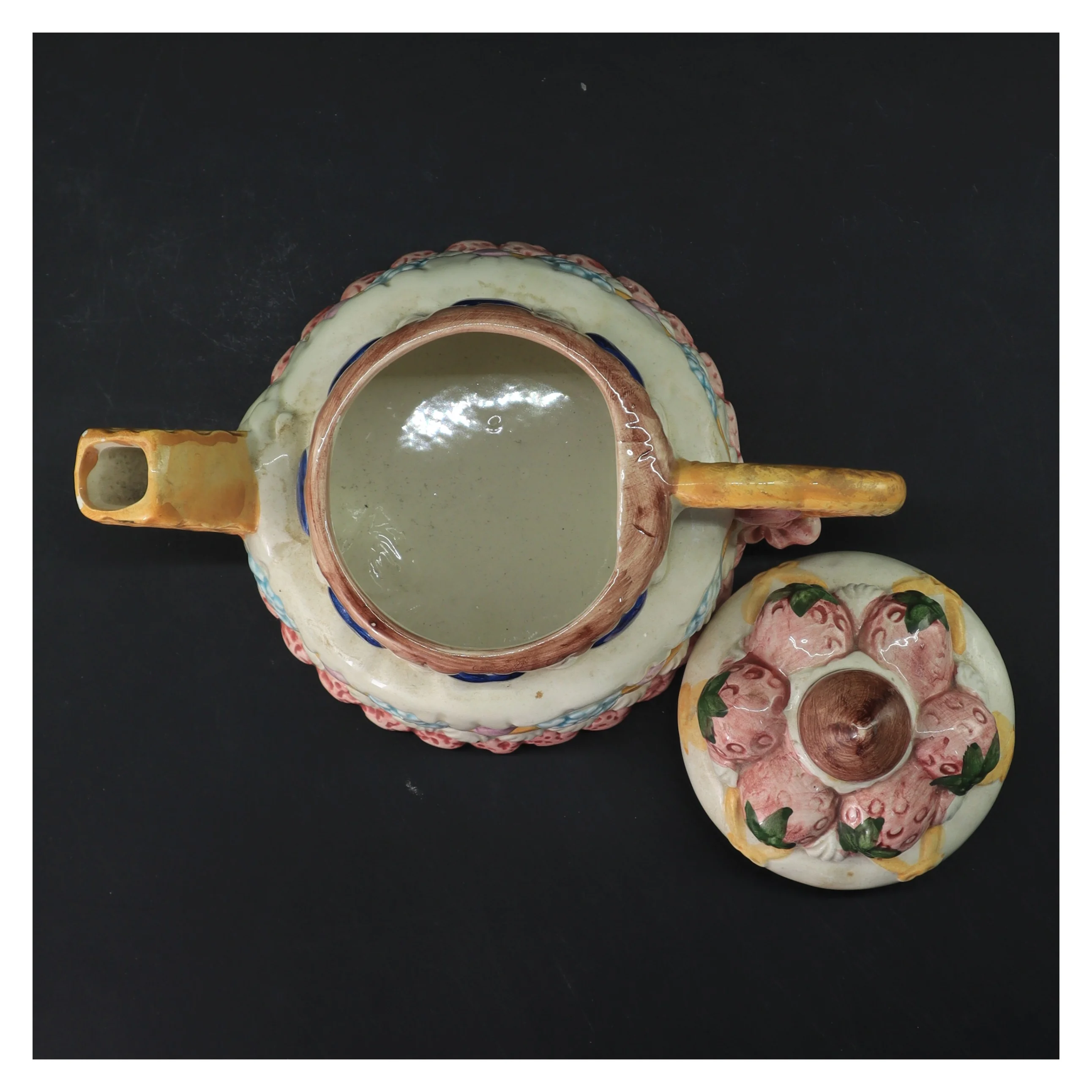 Dekorativt keramik tekande (str. 17 cm)