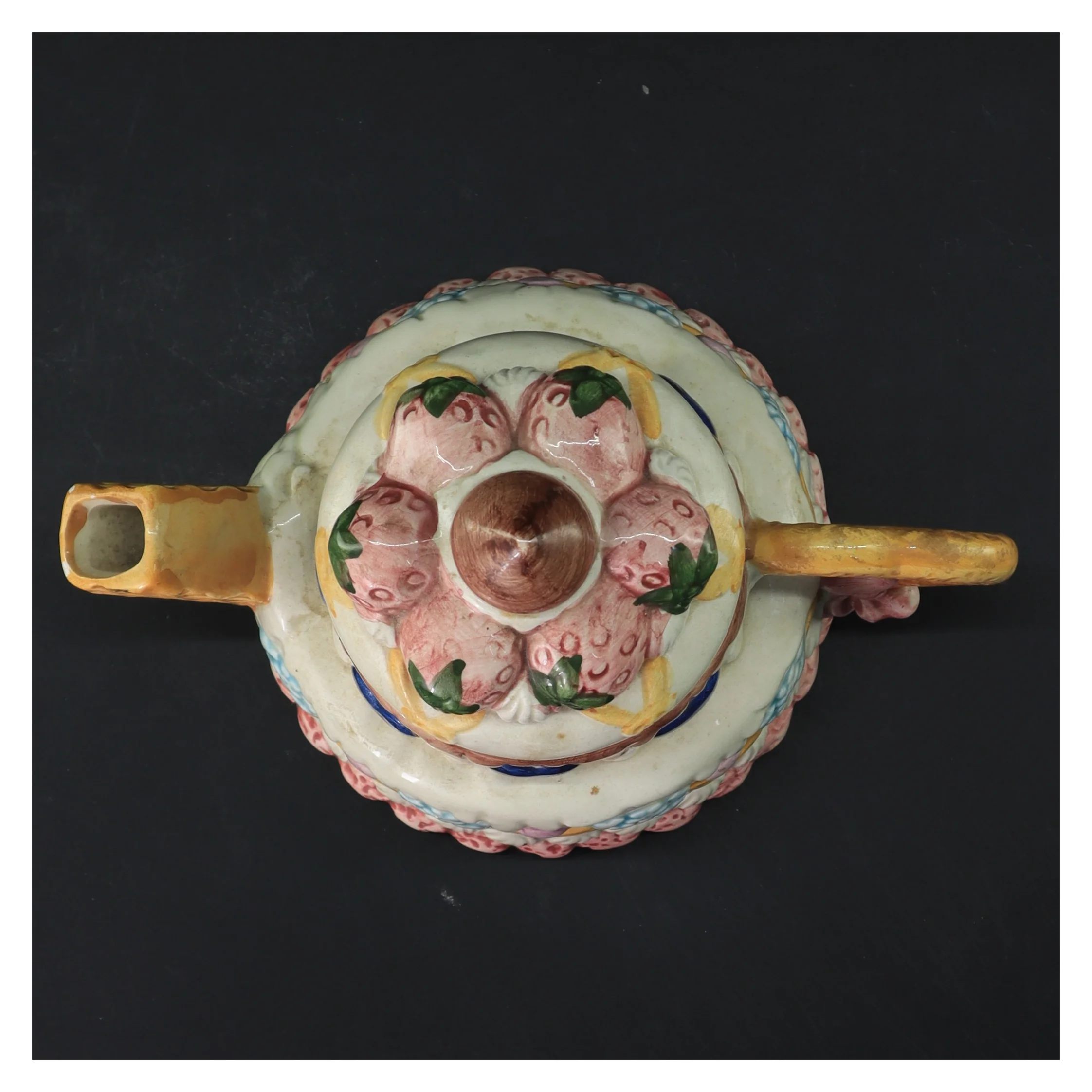 Dekorativt keramik tekande (str. 17 cm)