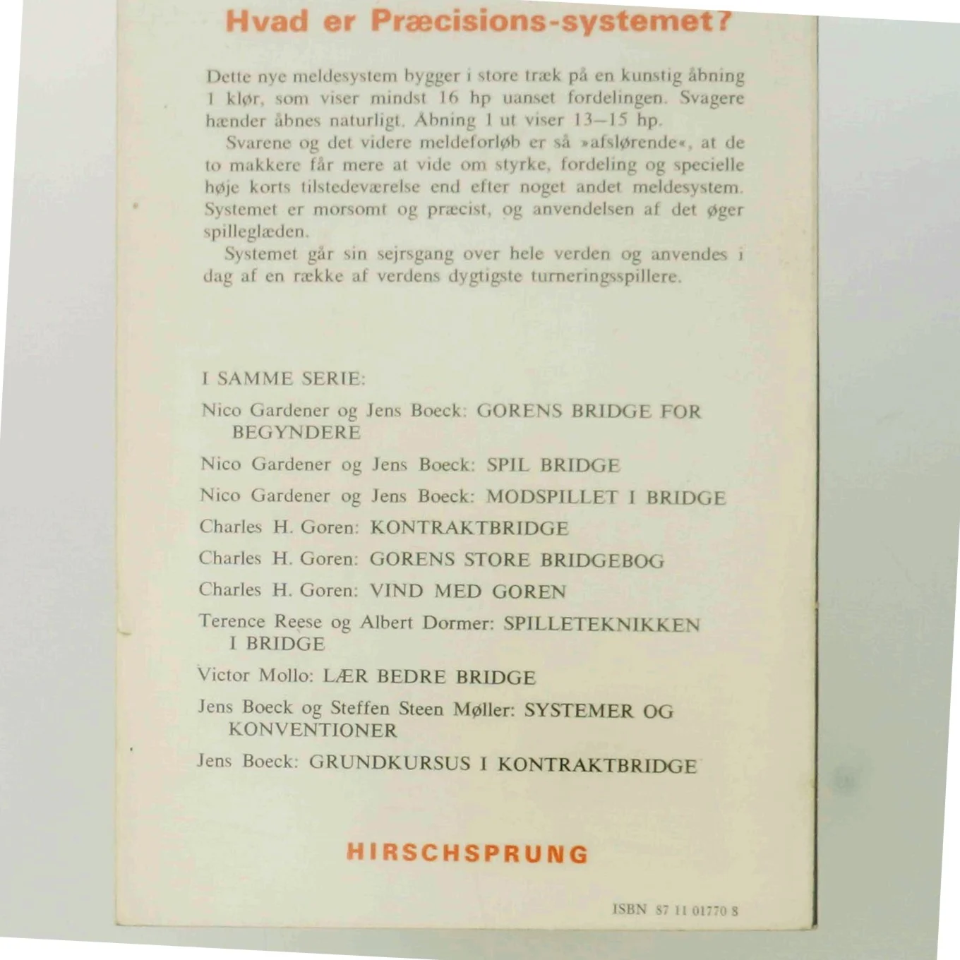 Præcisionssystemet af Kaj Tarp (Bog)