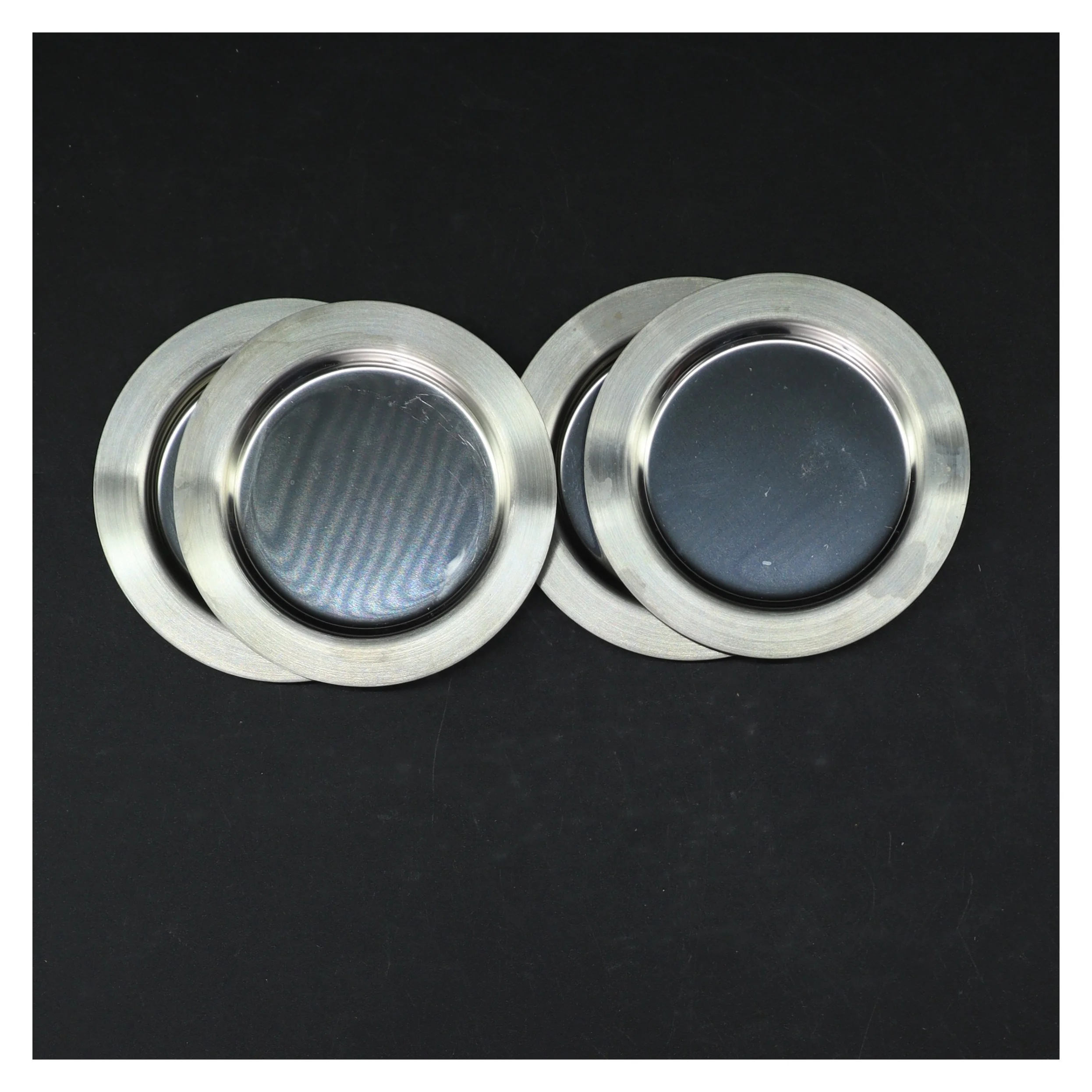 Rustfrit stål bakker (str. Ø. 11 cm)