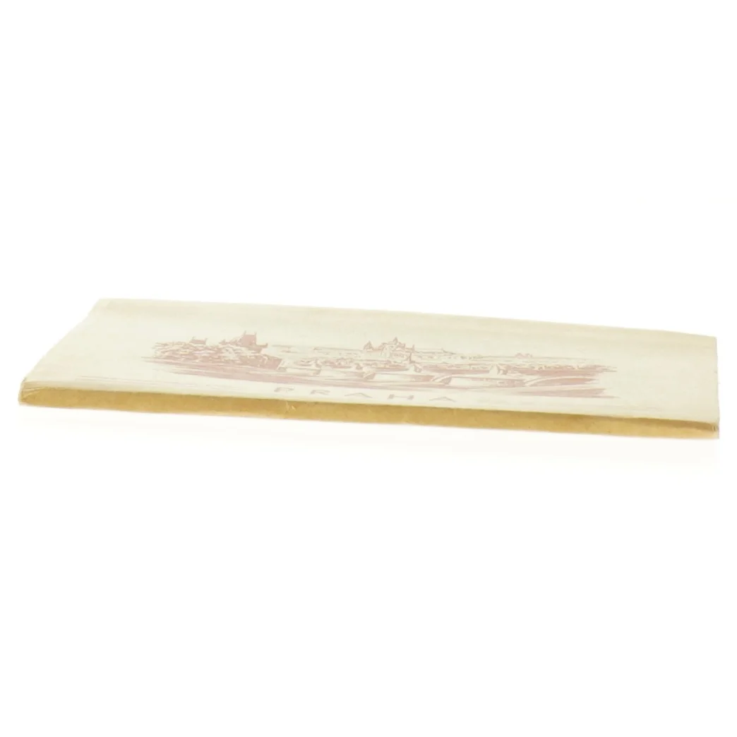 Vintage fold-out postkort med billeder af Prag
