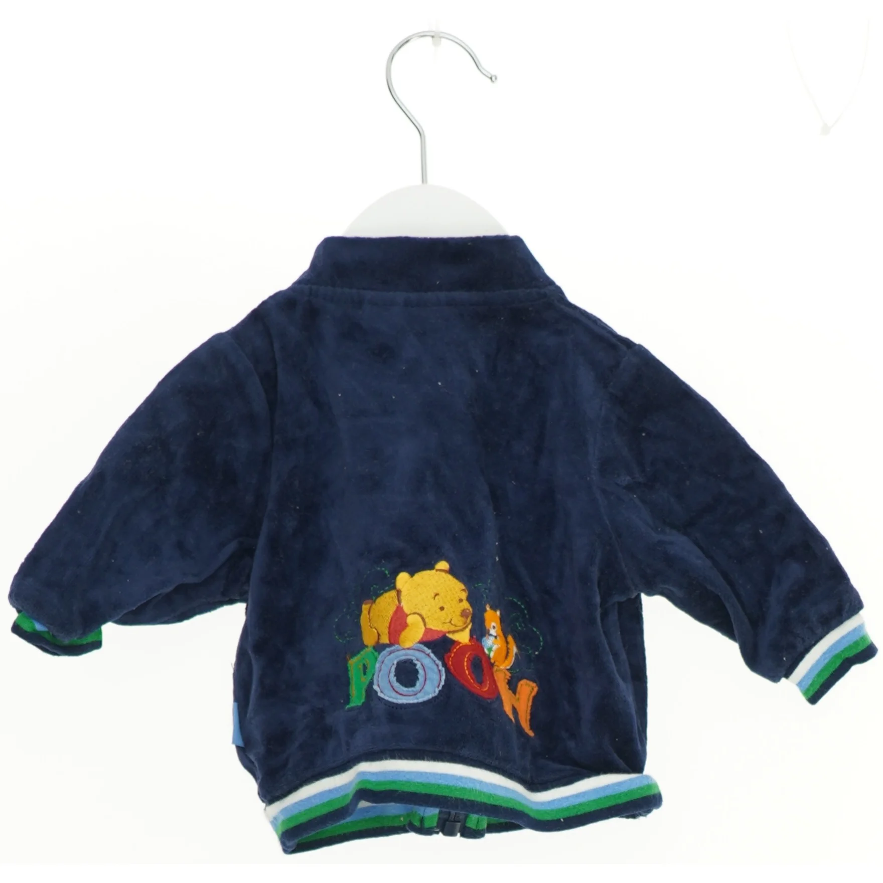 Blå babyjakke med Winnie the Pooh motiv fra Disney (str. 62)