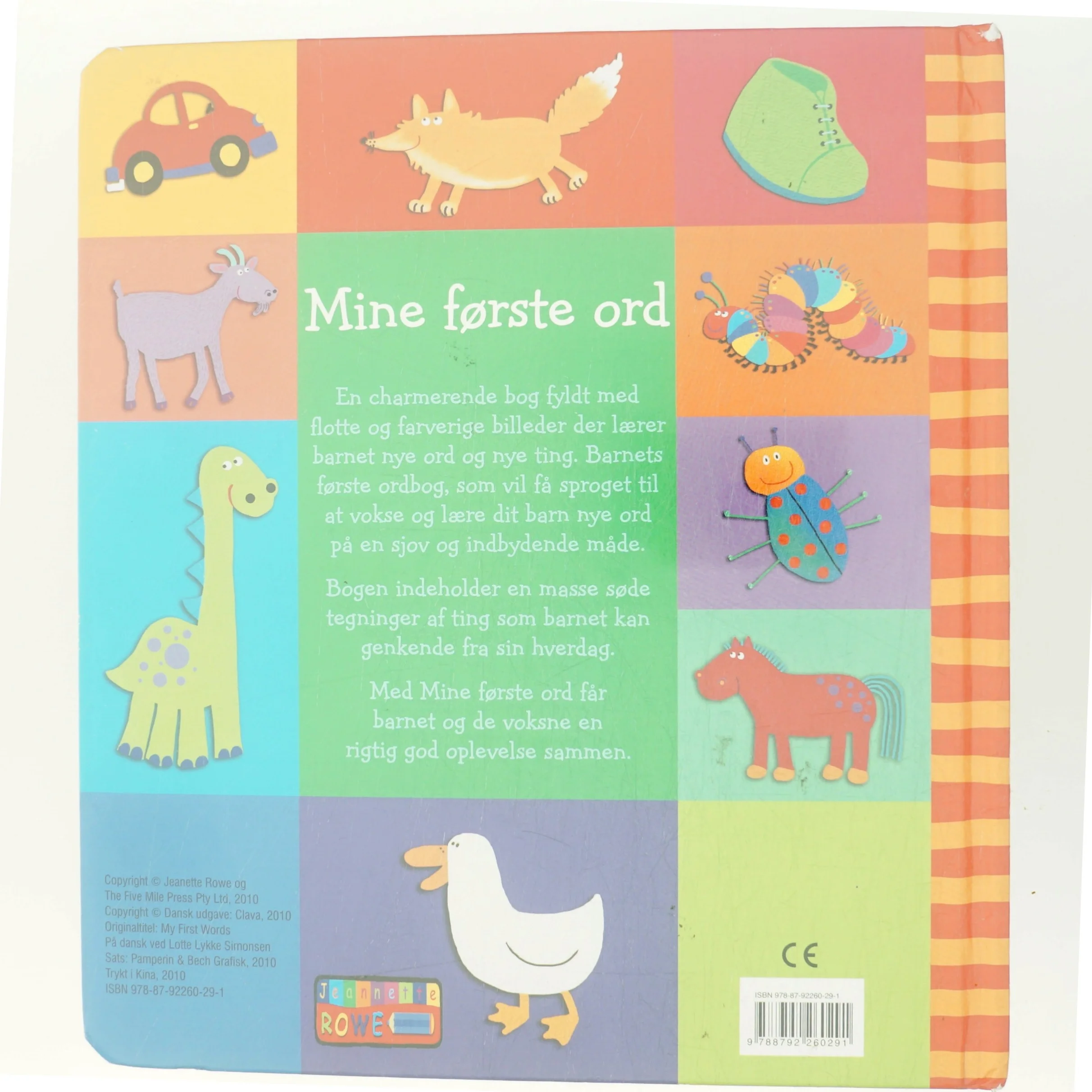 Mine første ord af Jeannette Rowe (Bog)