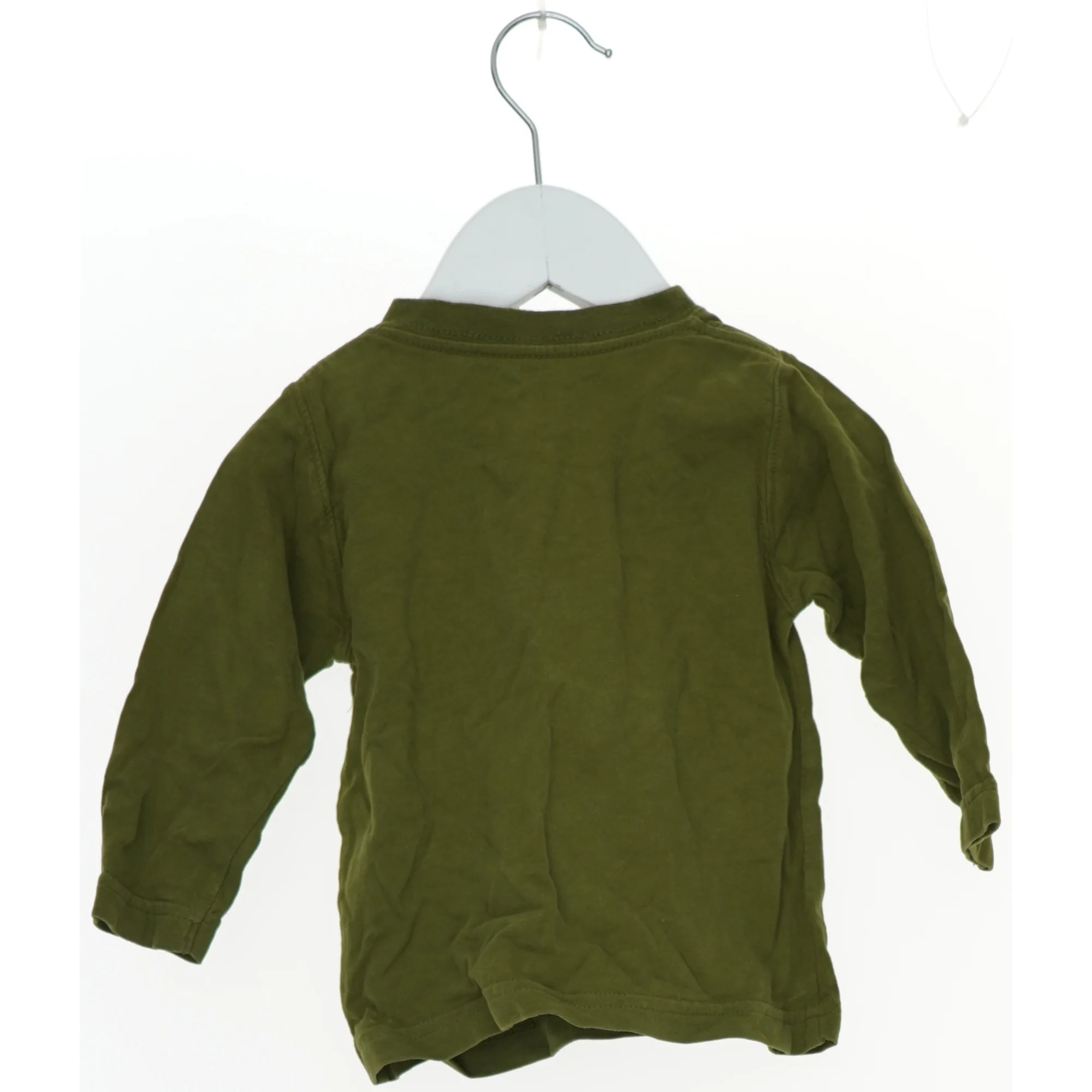 Langærmet T-shirt med tekst fra H&M (str. 74)