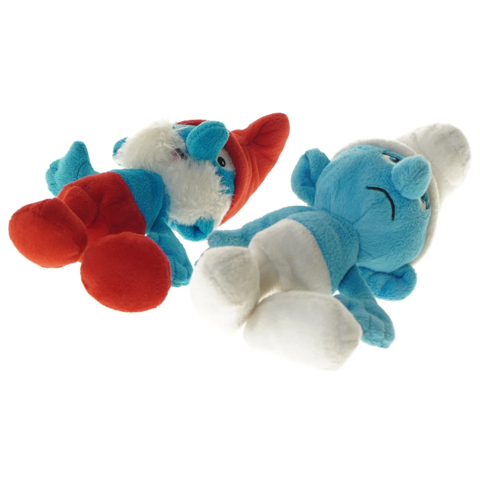 To Smølf tøjdyr fra Smølfer (str. 20 cm)