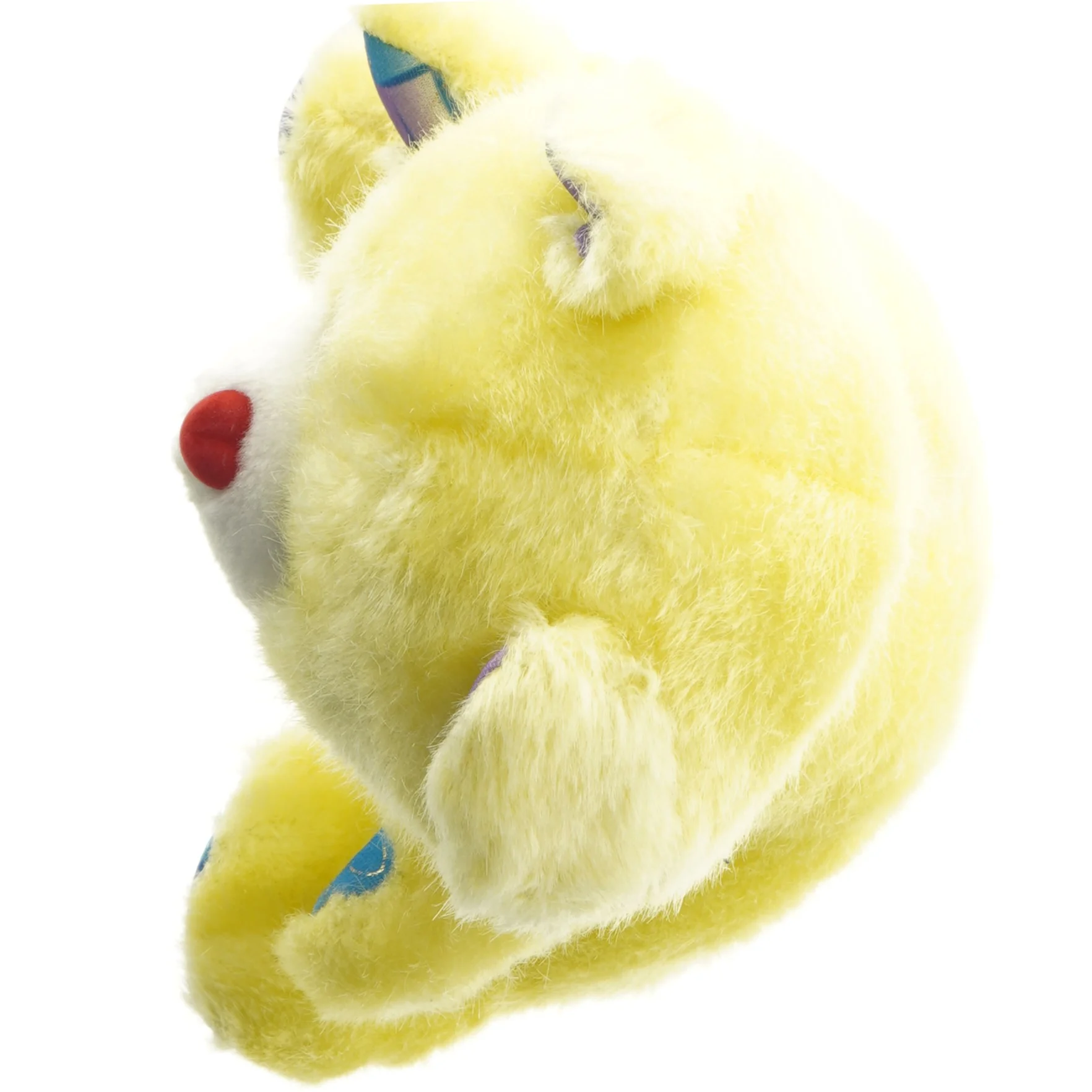 Bamsebamse med farvede detaljer (str. 26 cm)