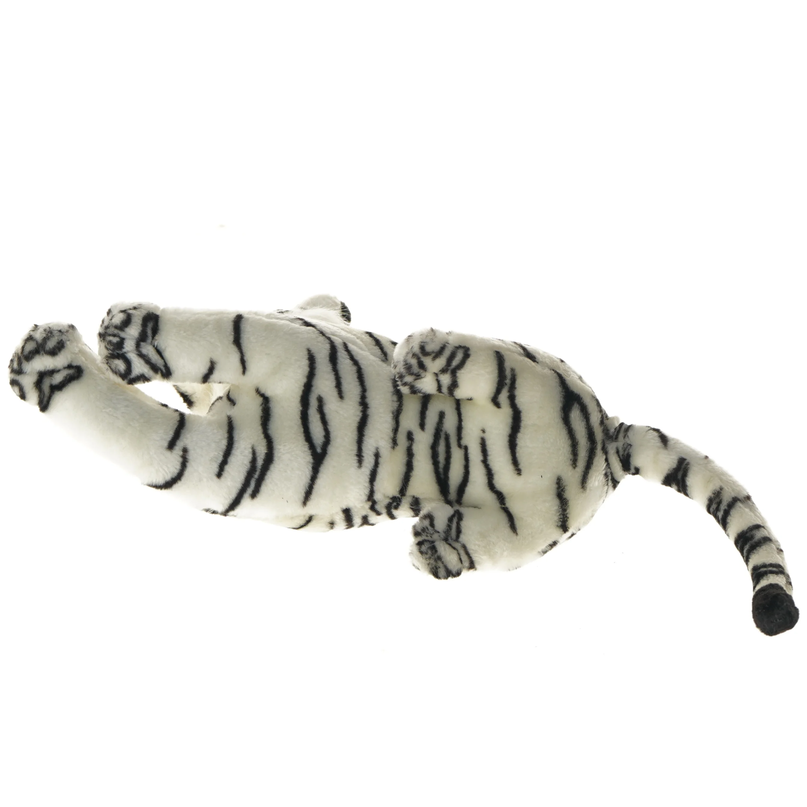 Hvid tiger tøjdyr (str. 35 cm)
