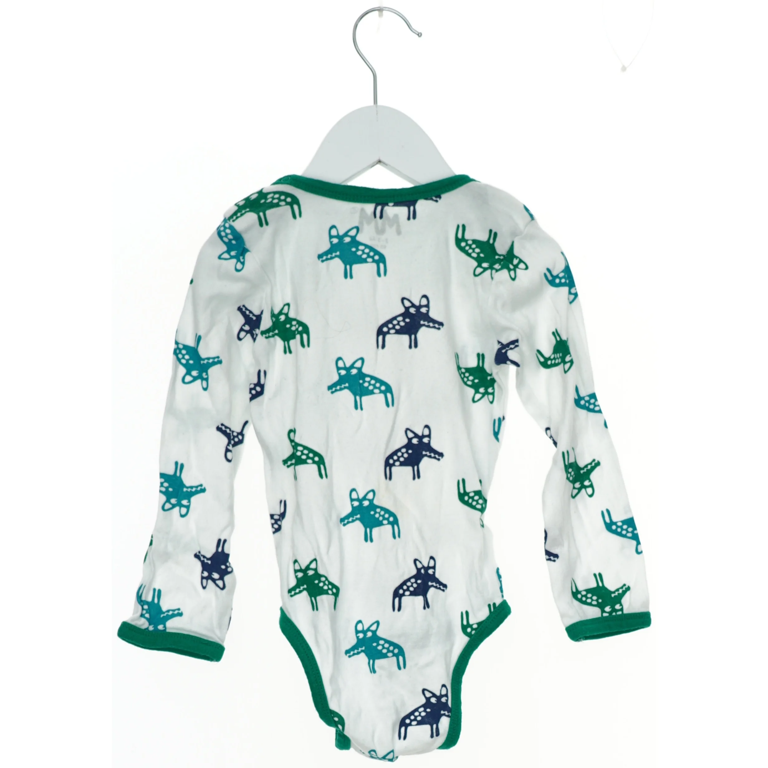 Baby bodystocking med dyremotiv fra Mads & Mette (str. 98)