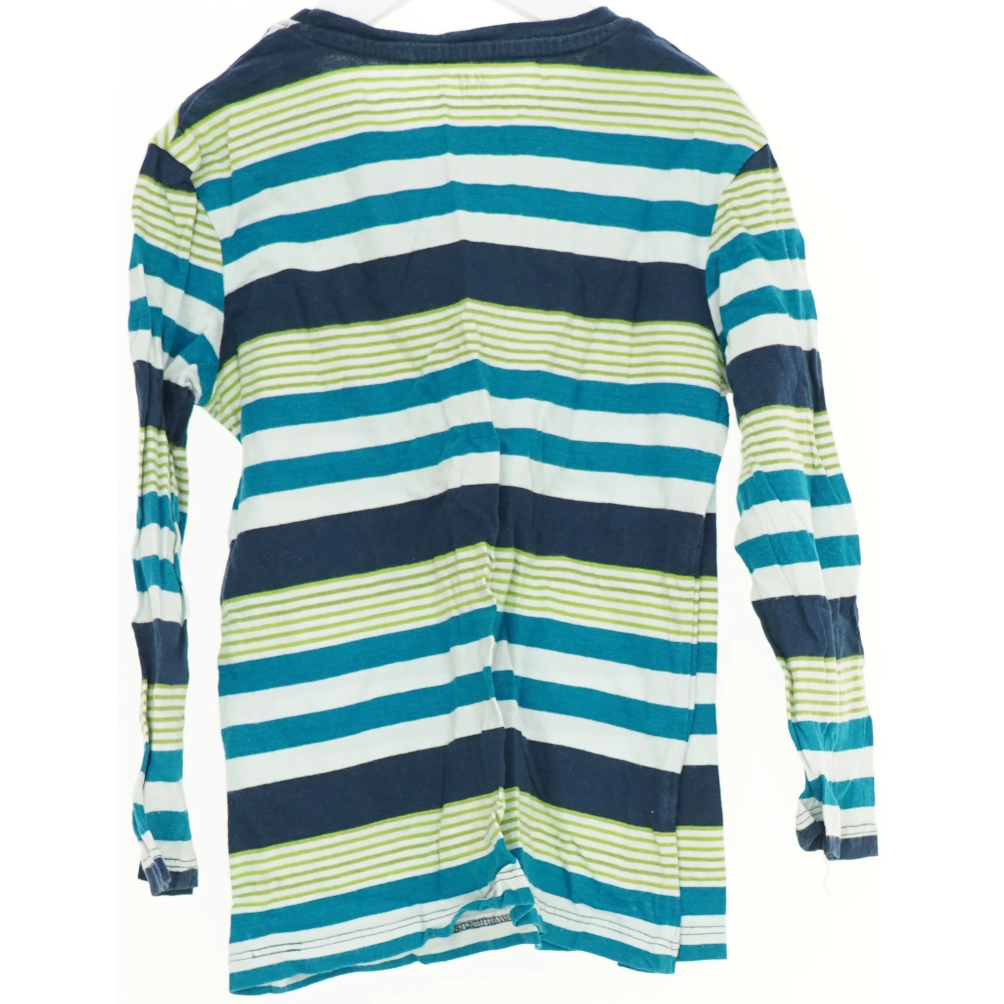 Langærmet stribet bluse fra H&M (str. 116)