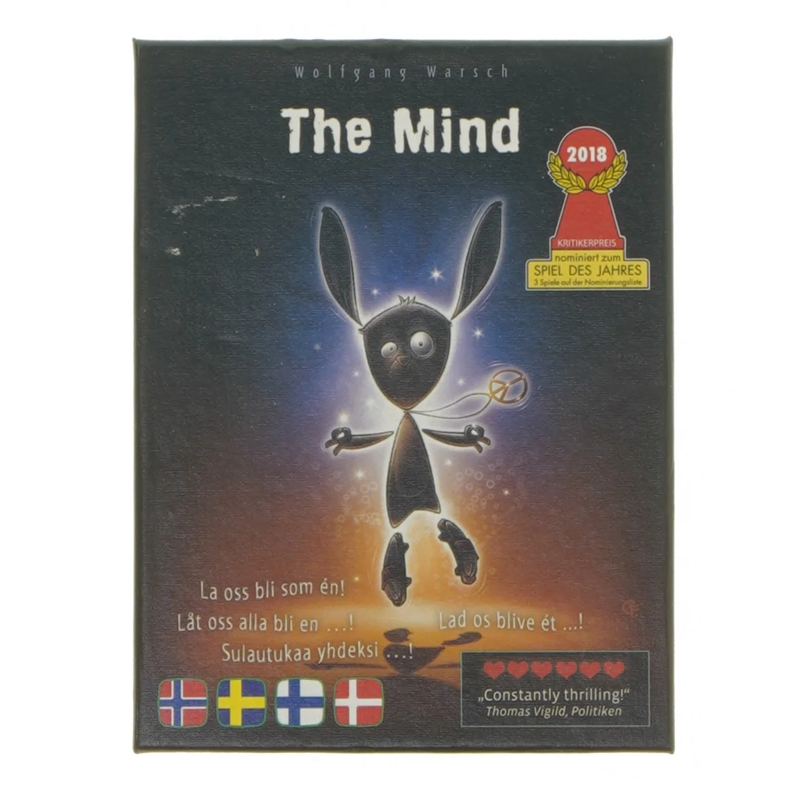 The Mind kortspil fra Wolfgang Warsch (str. 13,5x10 cm)