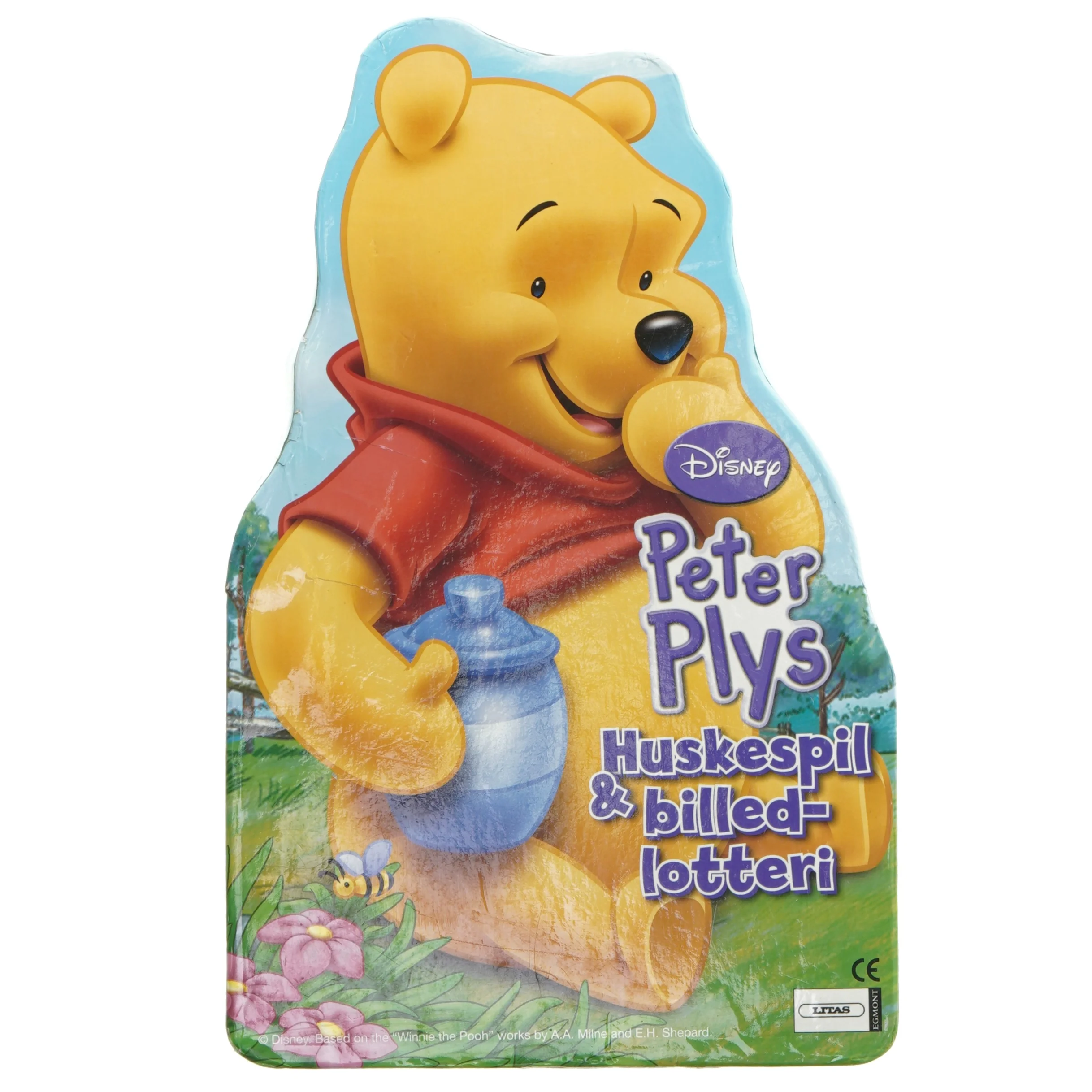 Peter Plys huskespil og billedlotteri fra Disney (str. 30x19 cm)