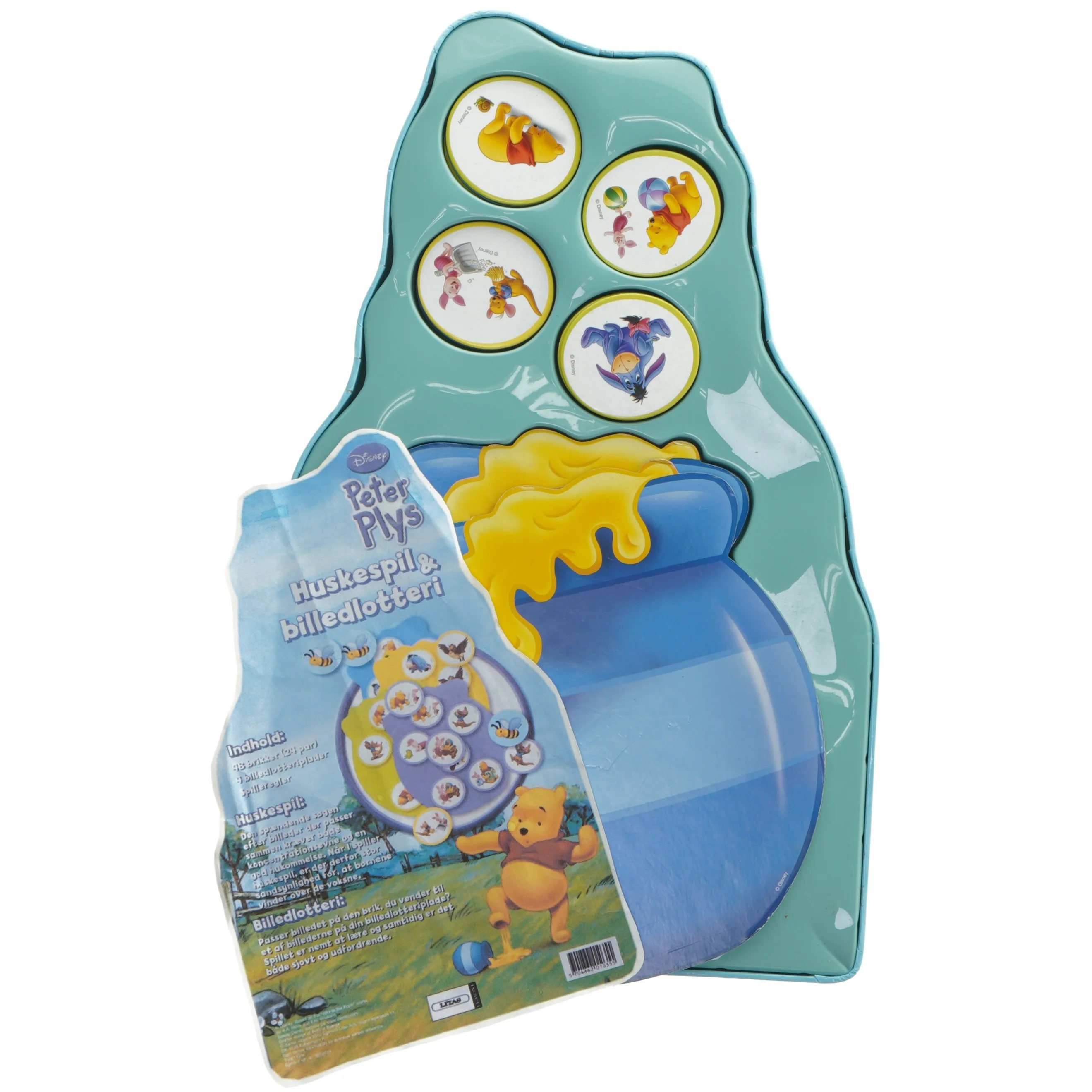 Peter Plys huskespil og billedlotteri fra Disney (str. 30x19 cm)