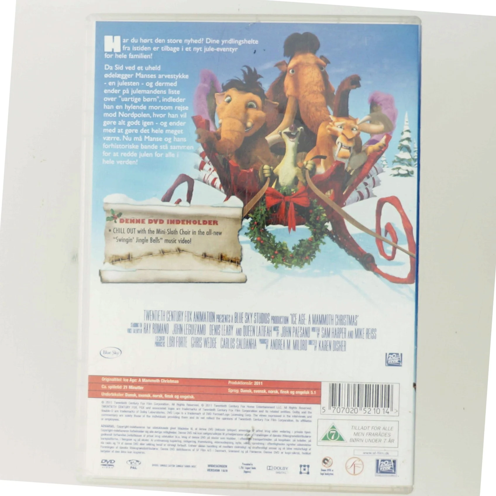 Ice Age - en Mammutlig Jul [dvd] med Ray Romano (DVD)