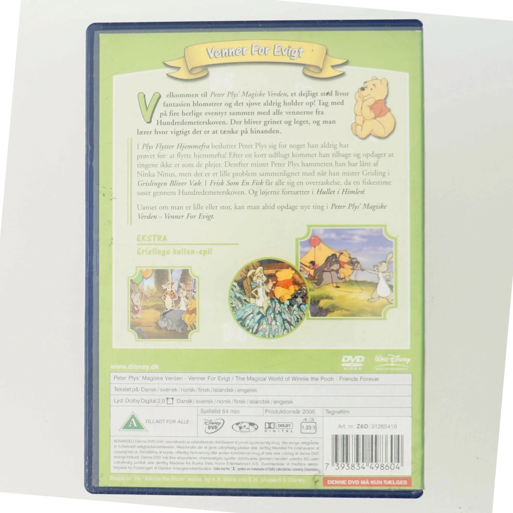 Peter Plys Magiske Verden - Venner for Evigt (DVD)