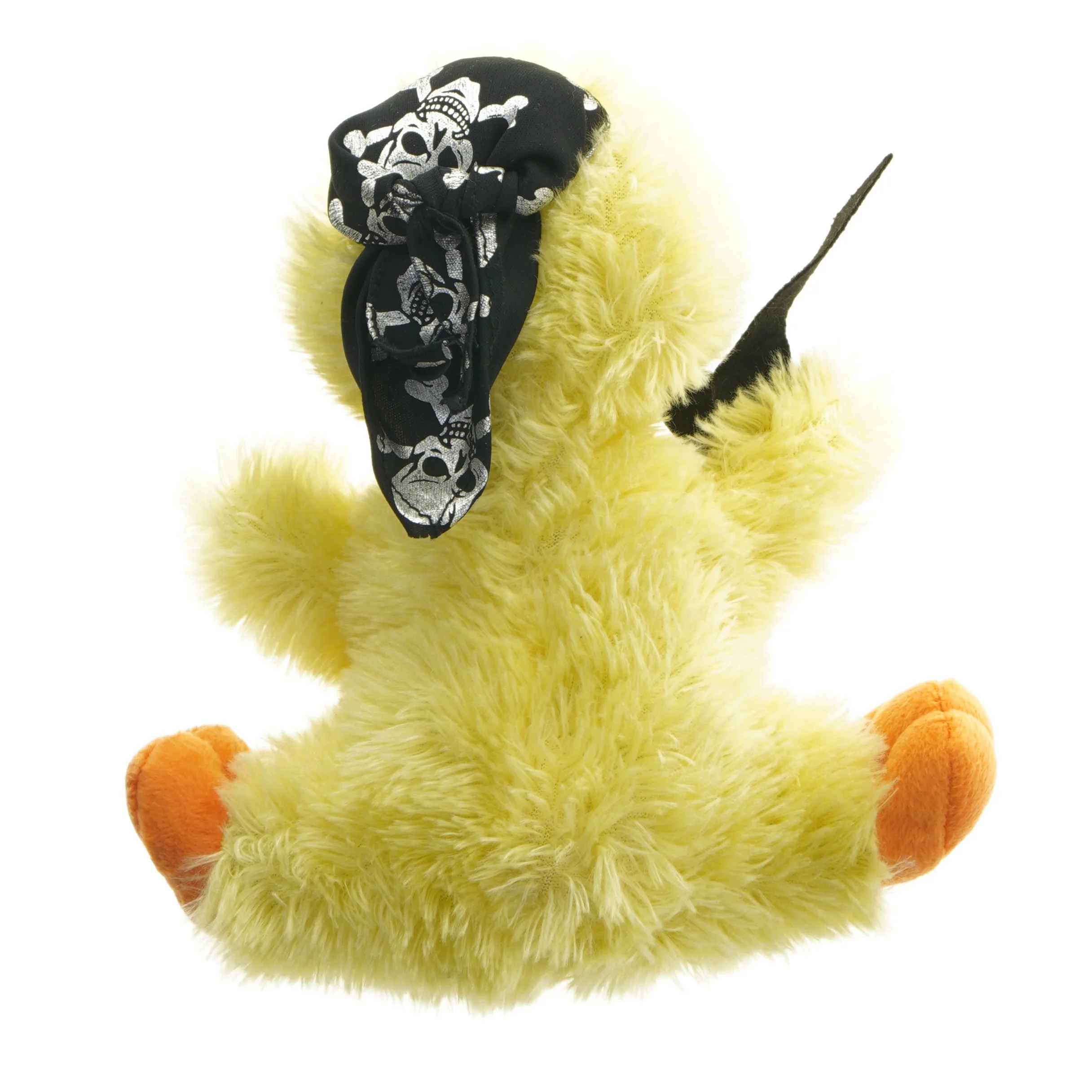 Plys ande bamse med pirattema (str. 27 cm)