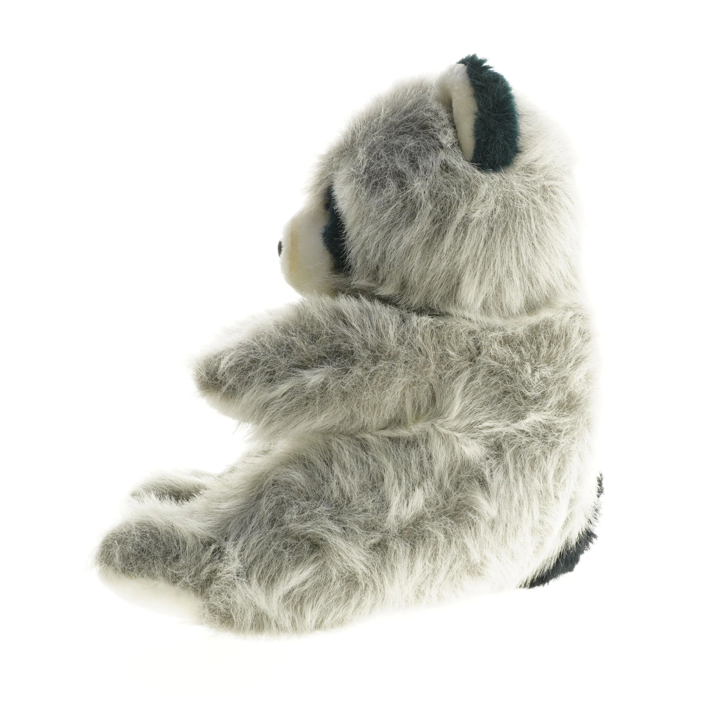 Grå vaskebjørn bamse (str. 30 cm)