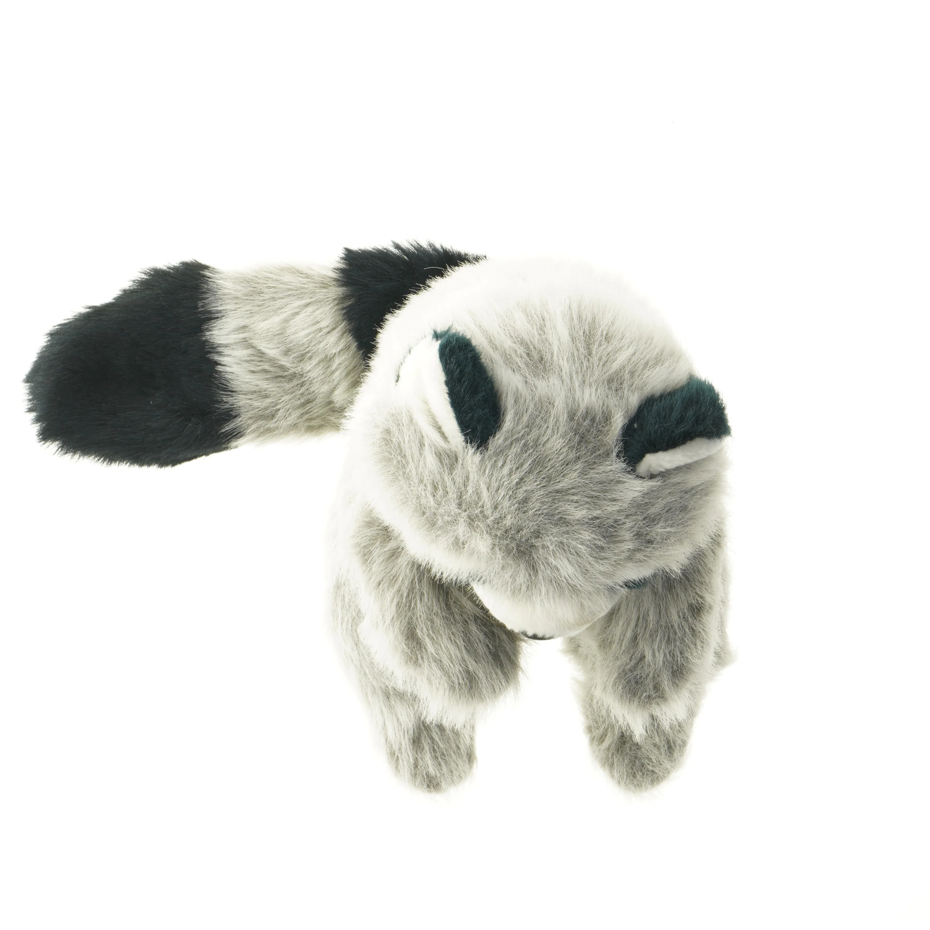 Grå vaskebjørn bamse (str. 30 cm)