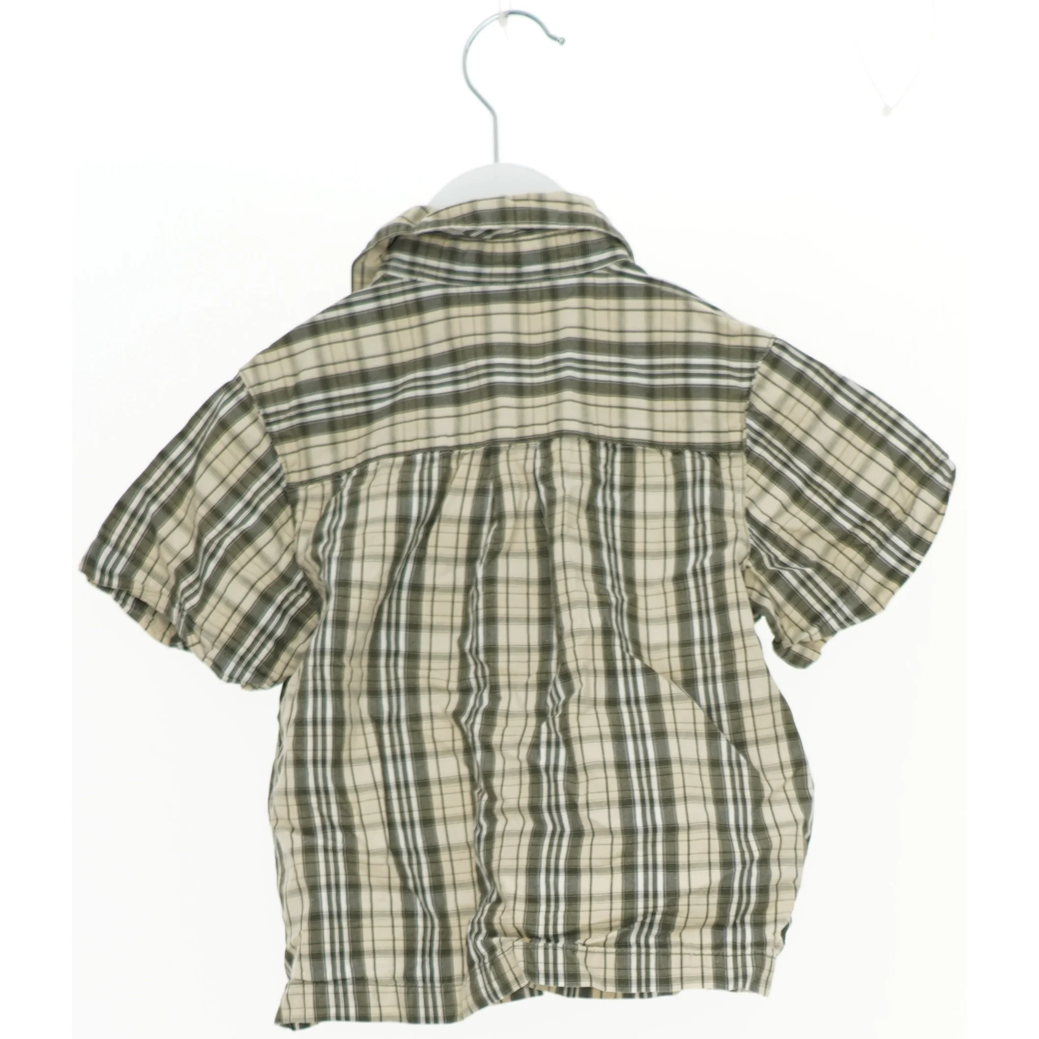 Kortærmet ternet skjorte fra Mm (str. 86)