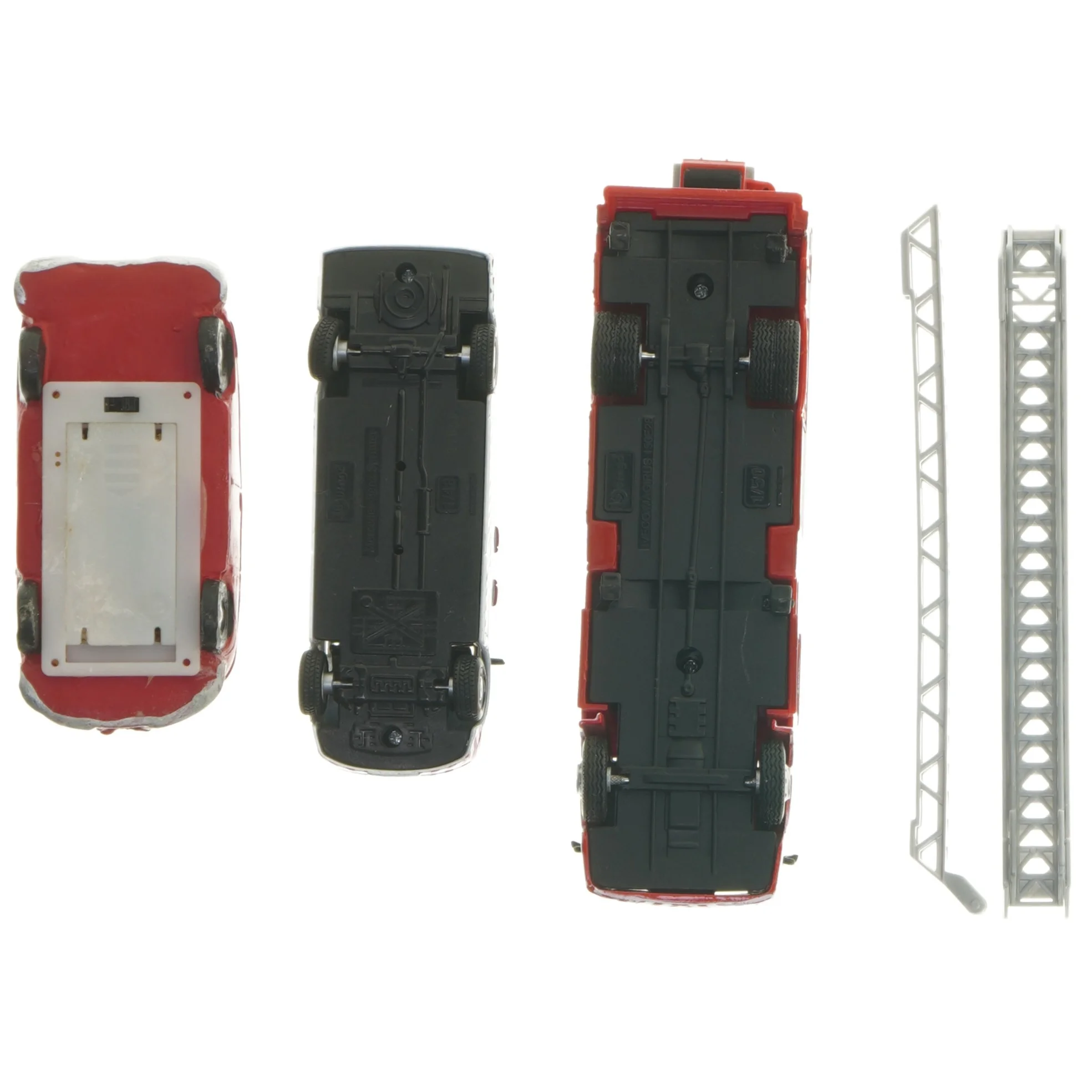 Brandbilsmodel og redningsbiler (str. 11-18 cm)