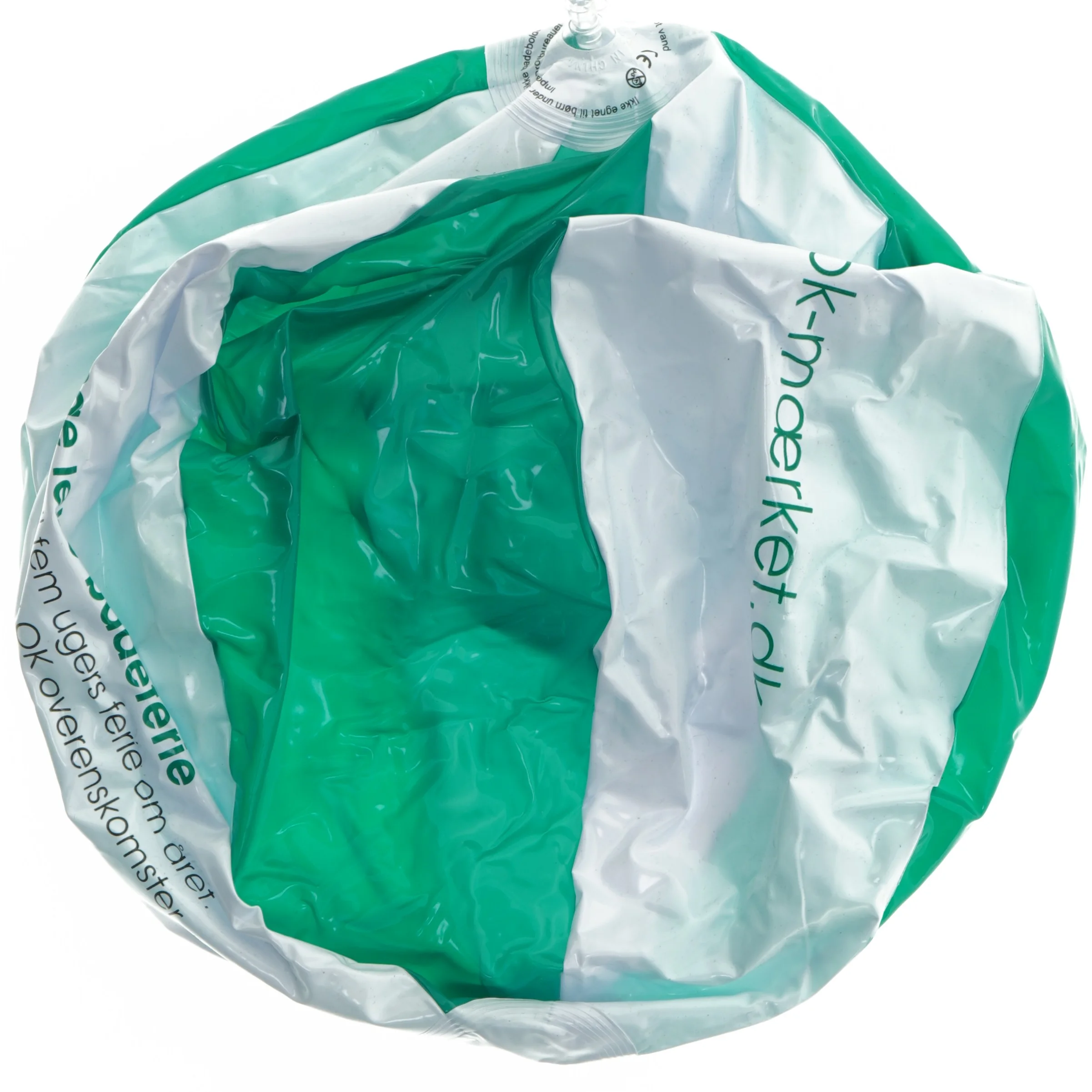 Oppustelig badebold fra Ok-mærket (str. Ø 33 cm)