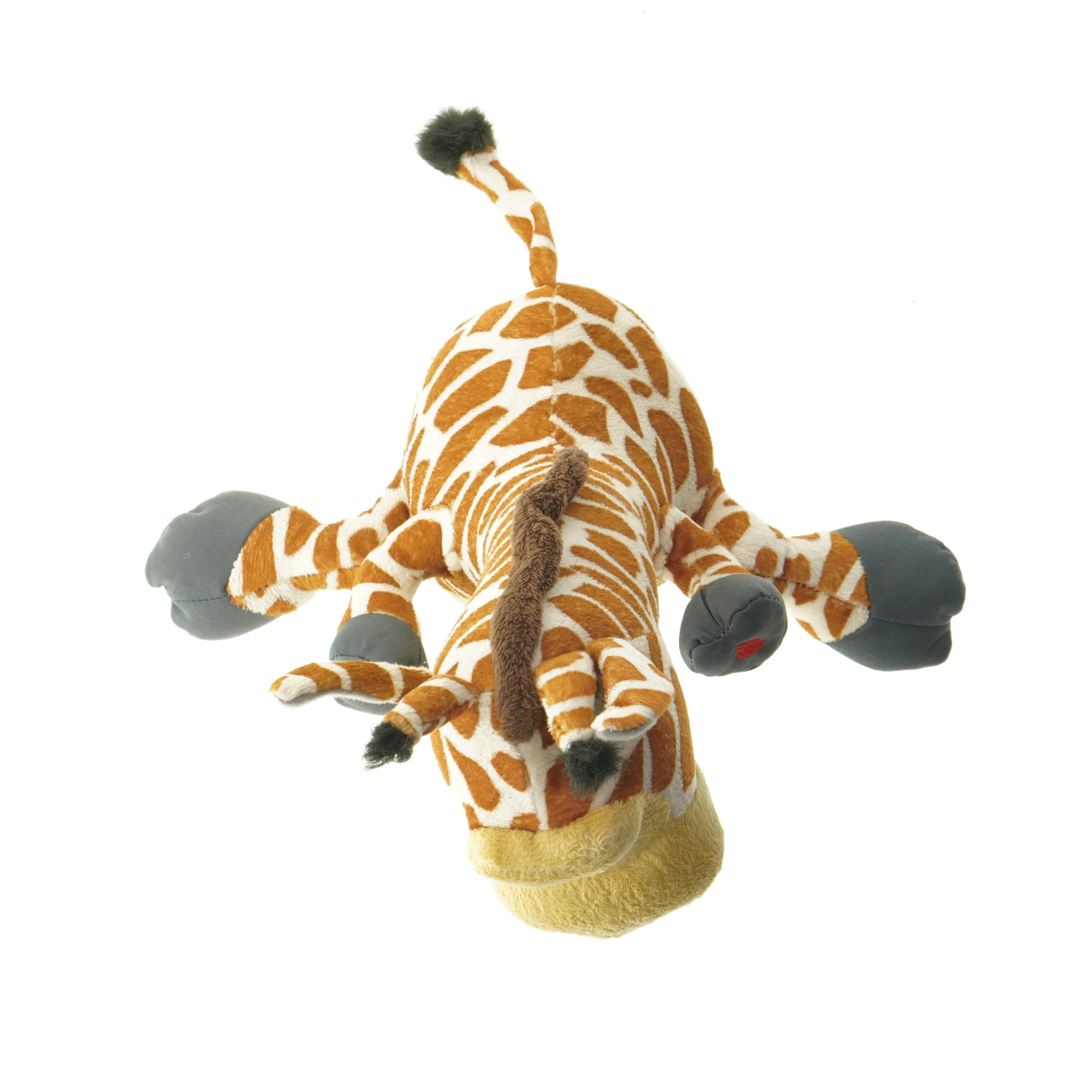 Plys giraff legetøj med lyd fra KidzzFarm Friends (str. 33 cm)