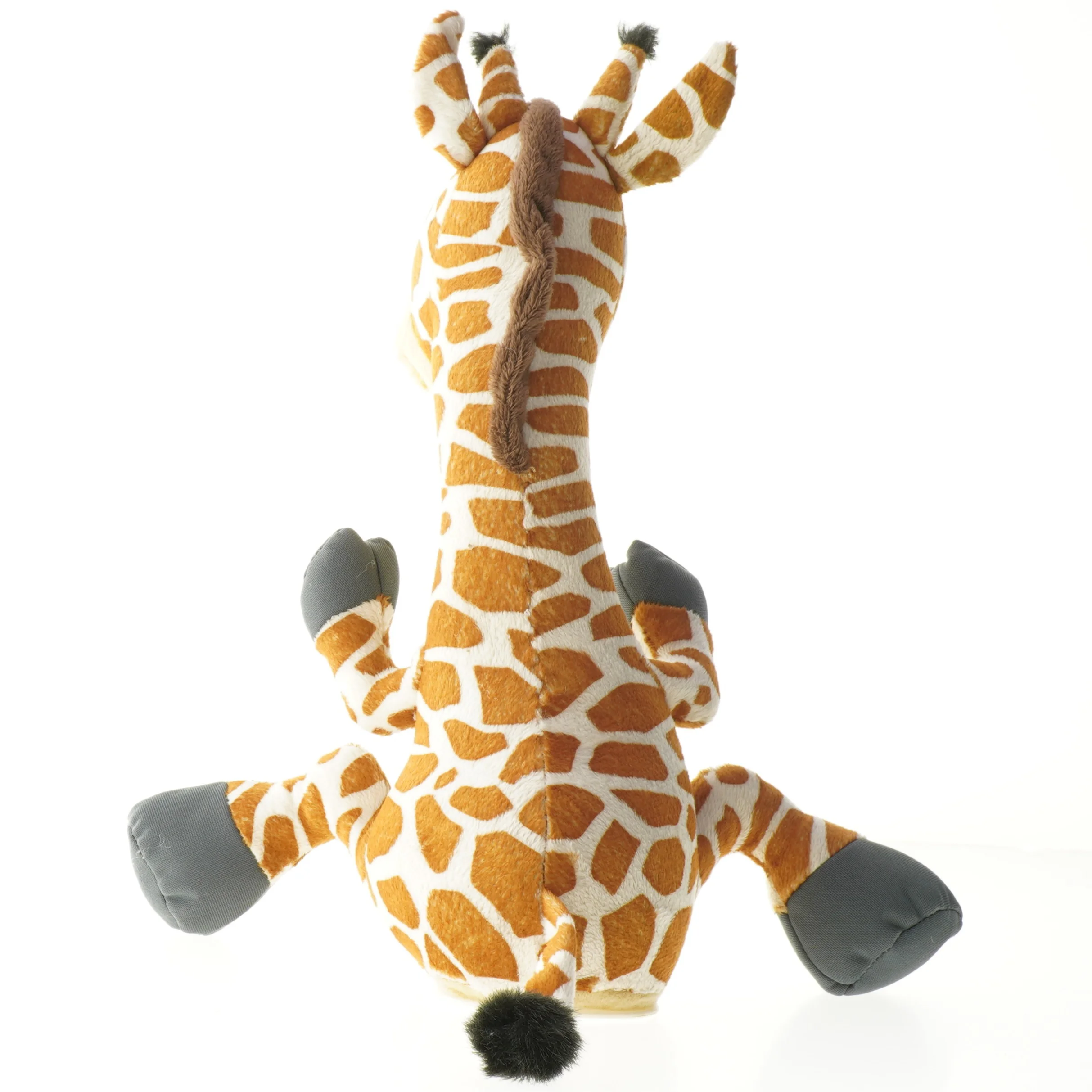 Plys giraff legetøj med lyd fra KidzzFarm Friends (str. 33 cm)