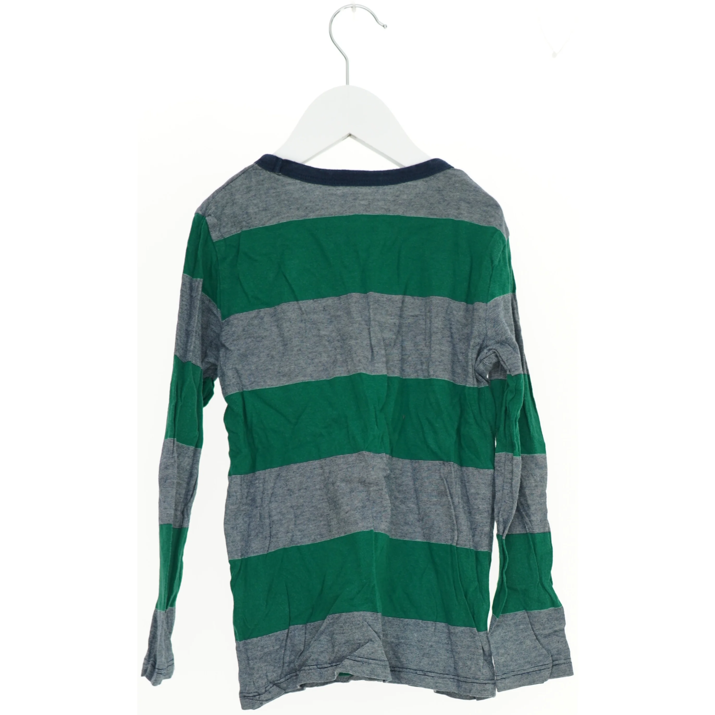 Langærmet stribet trøje fra H&M (str. 128)