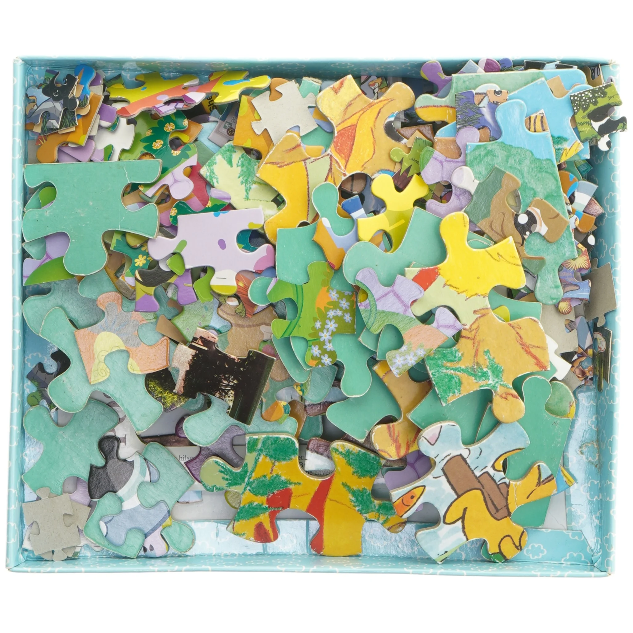 Bamse og Kylling puslespil fra Maki (str. 25 brikker 30x21 cm)