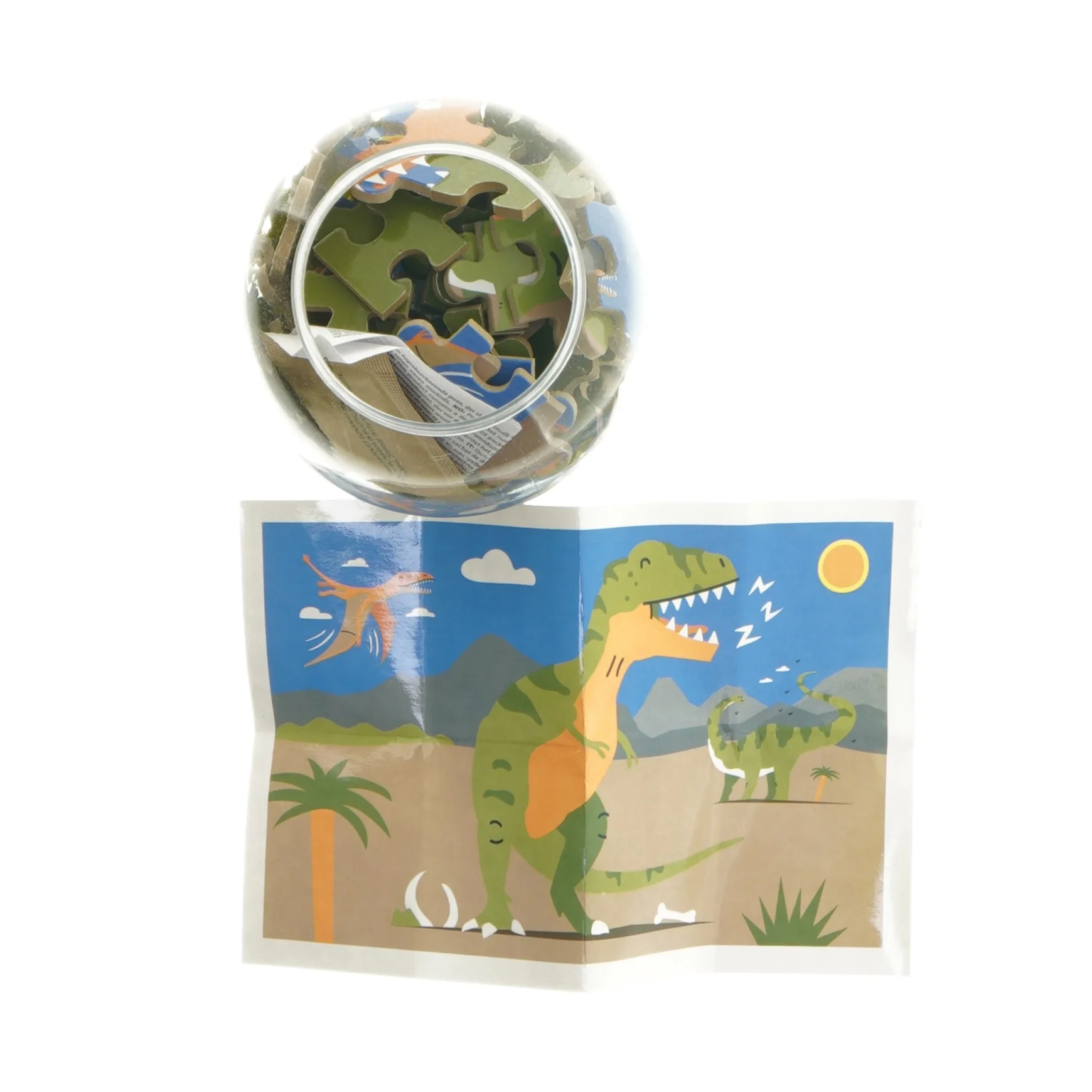 Puslespil i ægform (str. 13 cm)