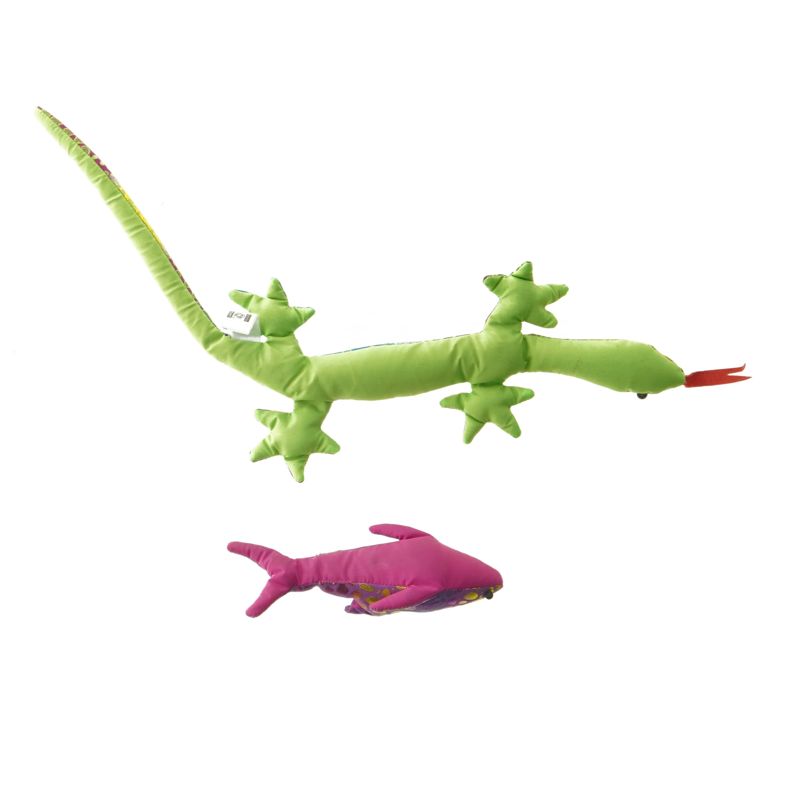 Farverige dyreformede figurer (str. 35 & 11,5 cm)