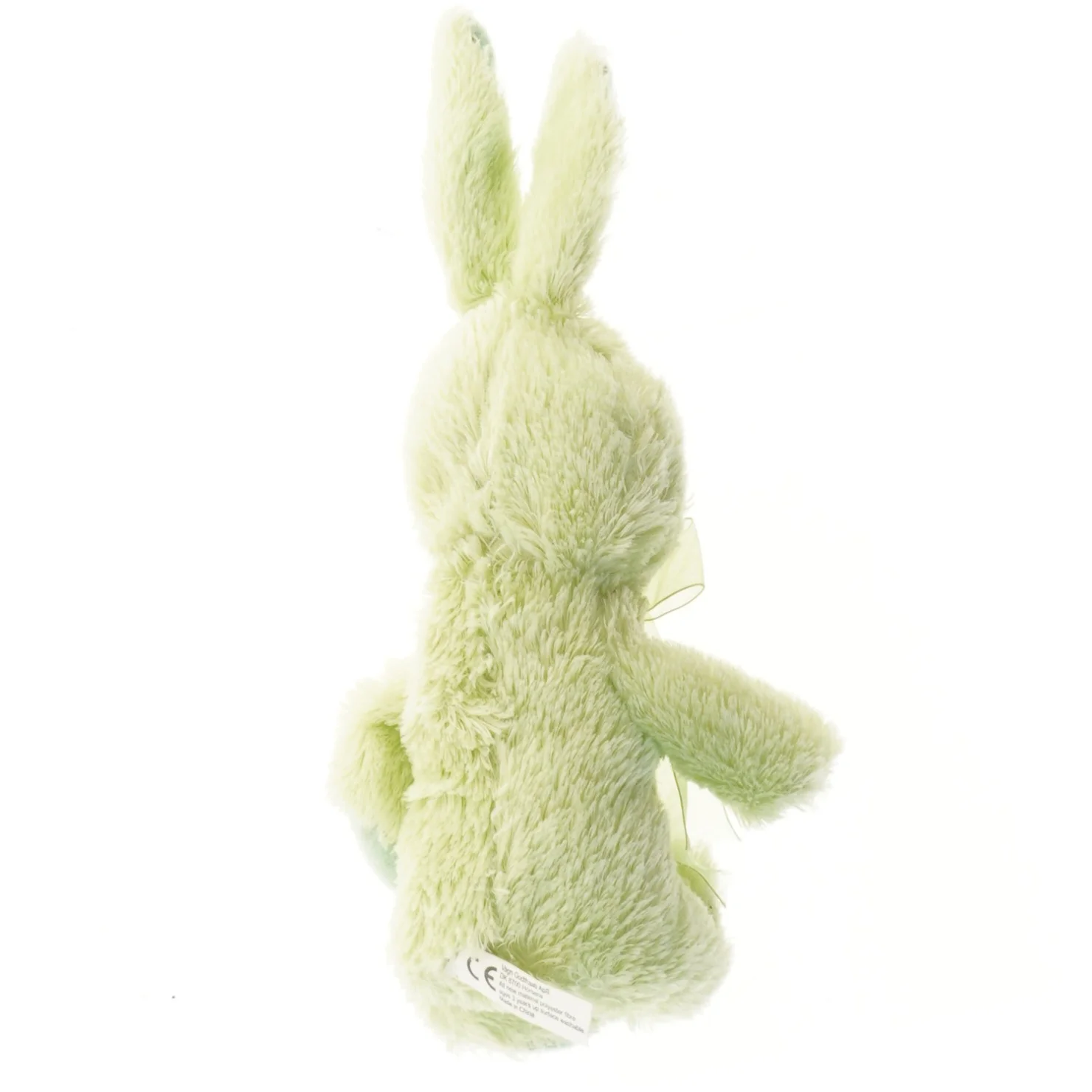 Grønt tøjdyr kanin (str. 25 cm)