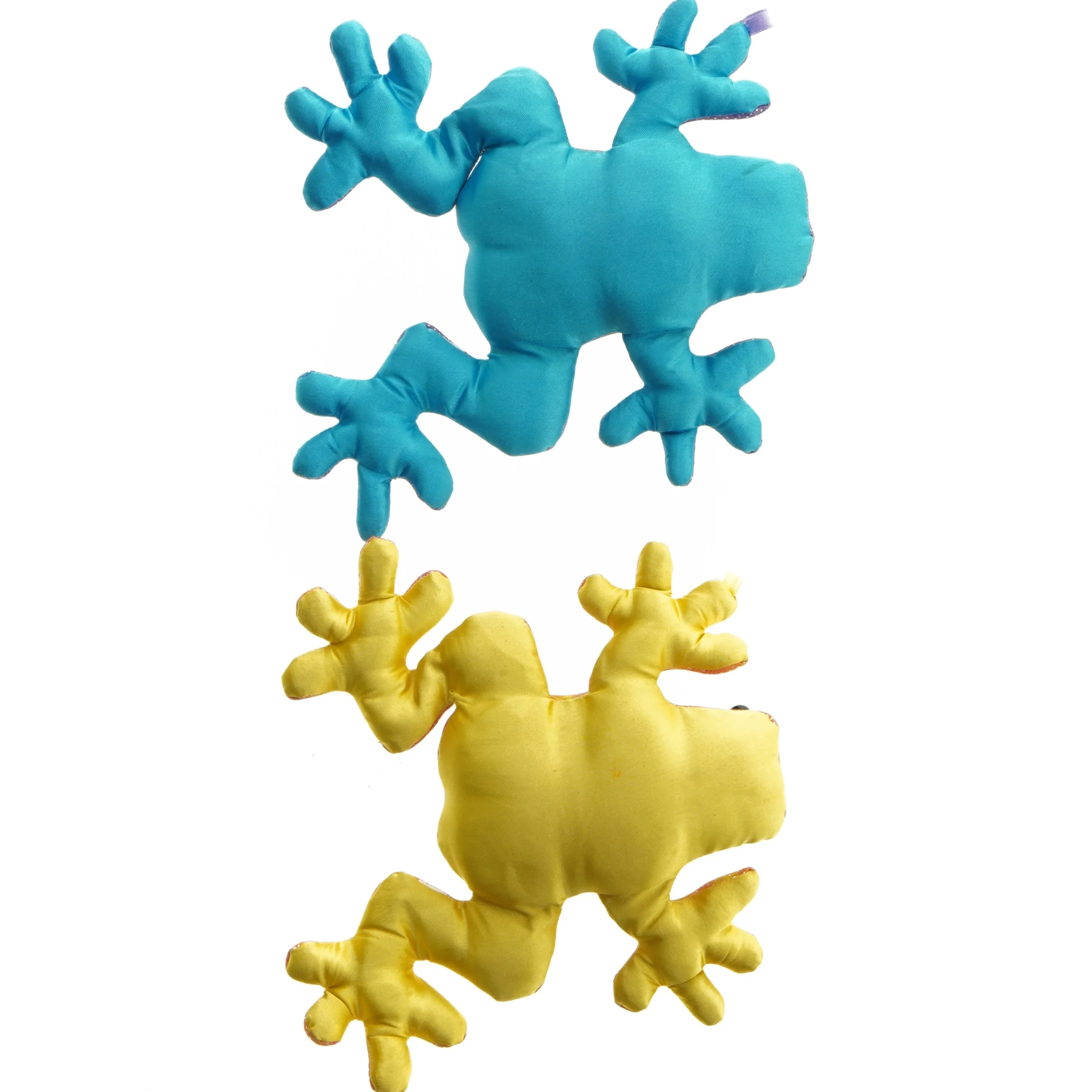 Farverige frø tøjdyr (str. 17 cm)