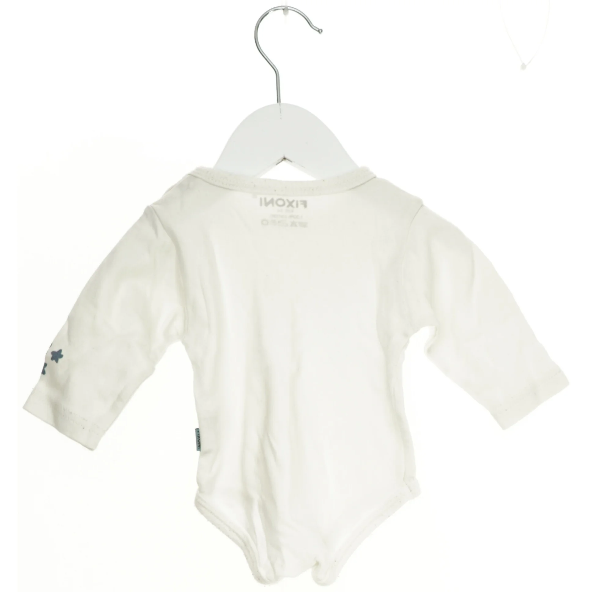Hvid Baby Bodystocking med Print fra Fixoni (str. 56)