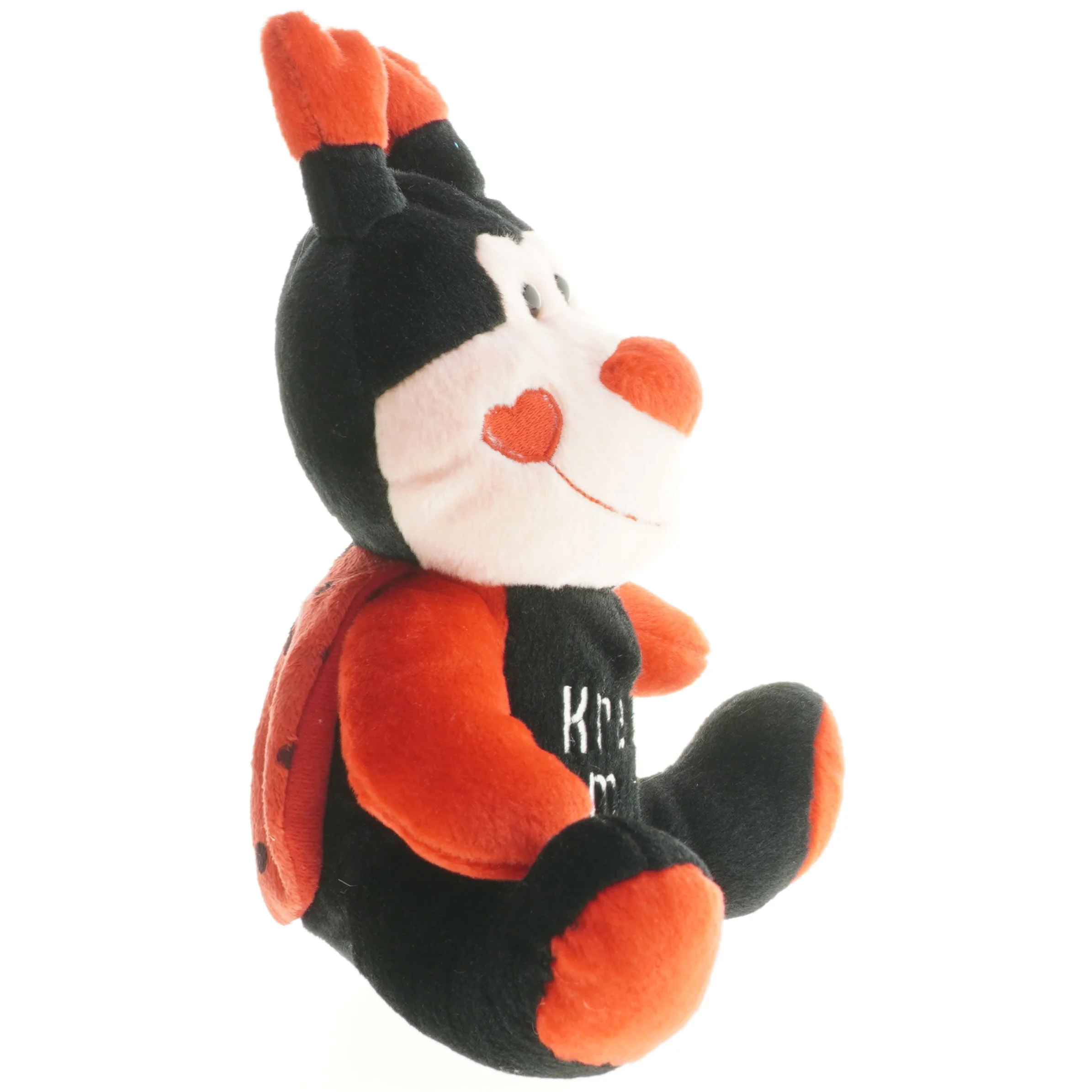 Bamse mariehøne med tekst (str. 28 cm)