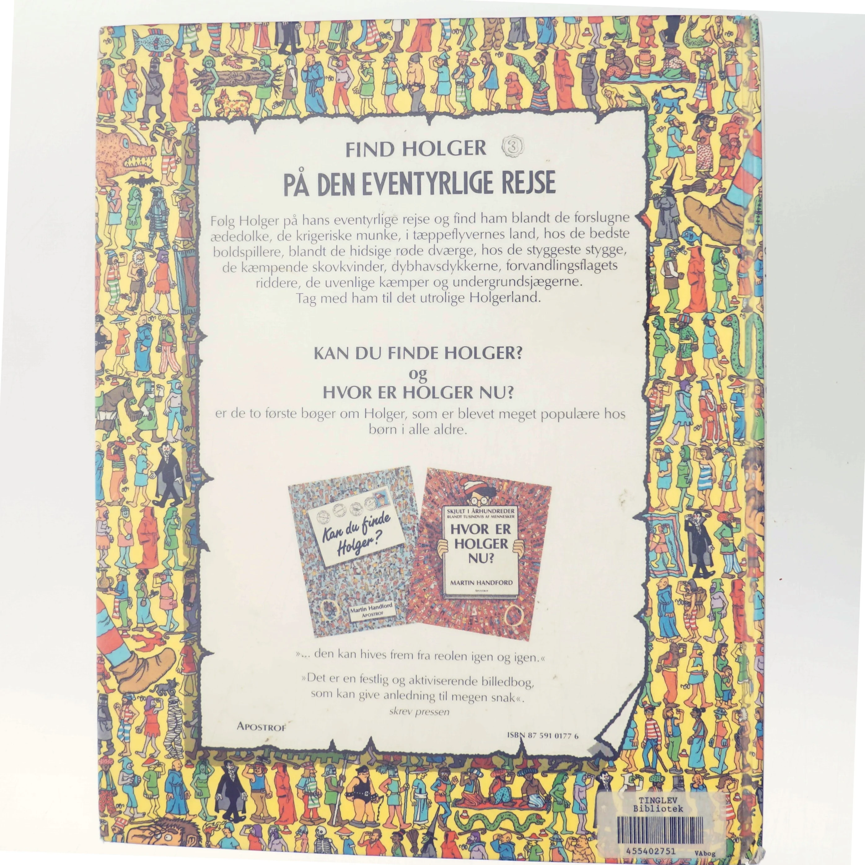 Find Holger på den eventyrlige rejse af Martin Handford (Bog)