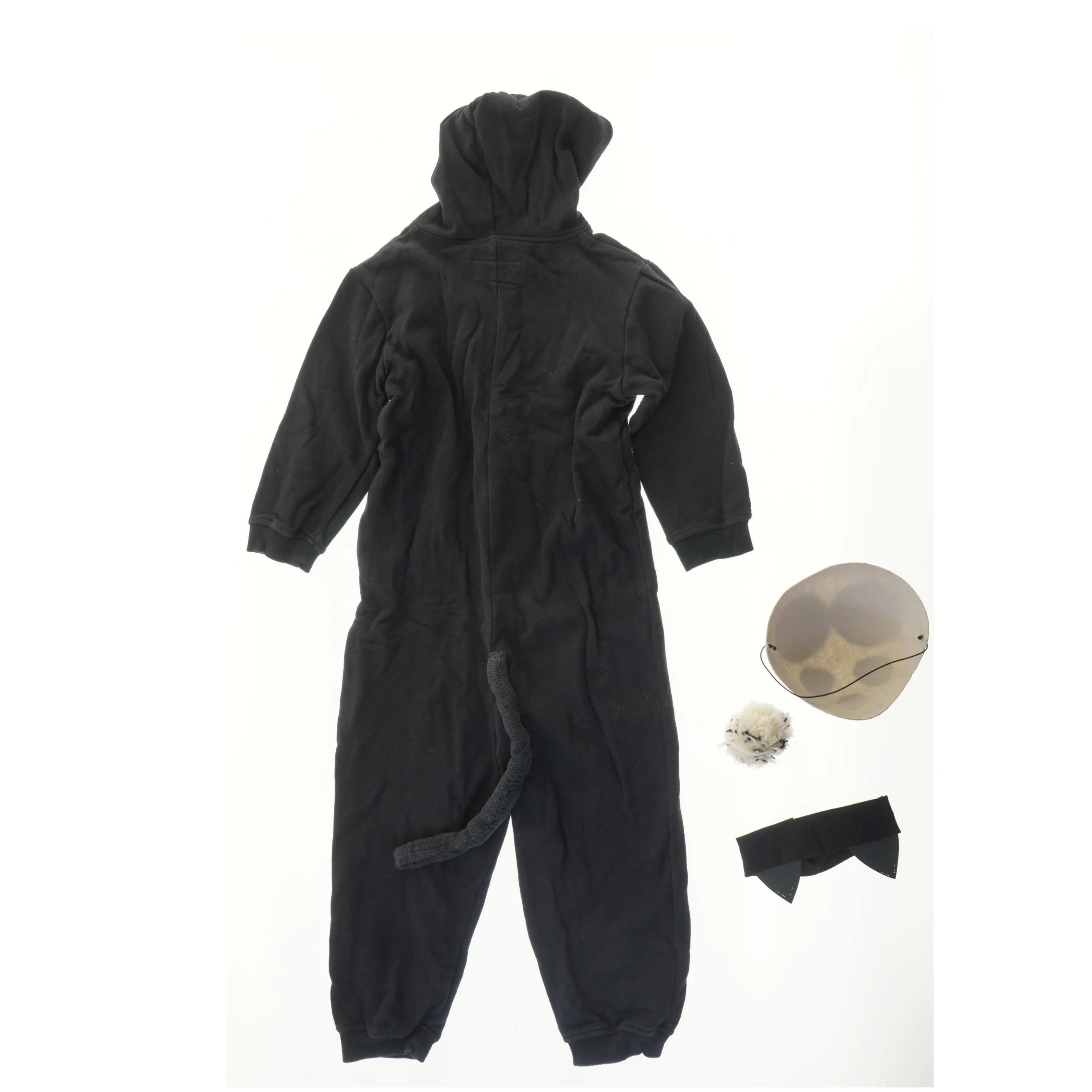 Børns udklædningsdragt med pandamaske (str. 122)