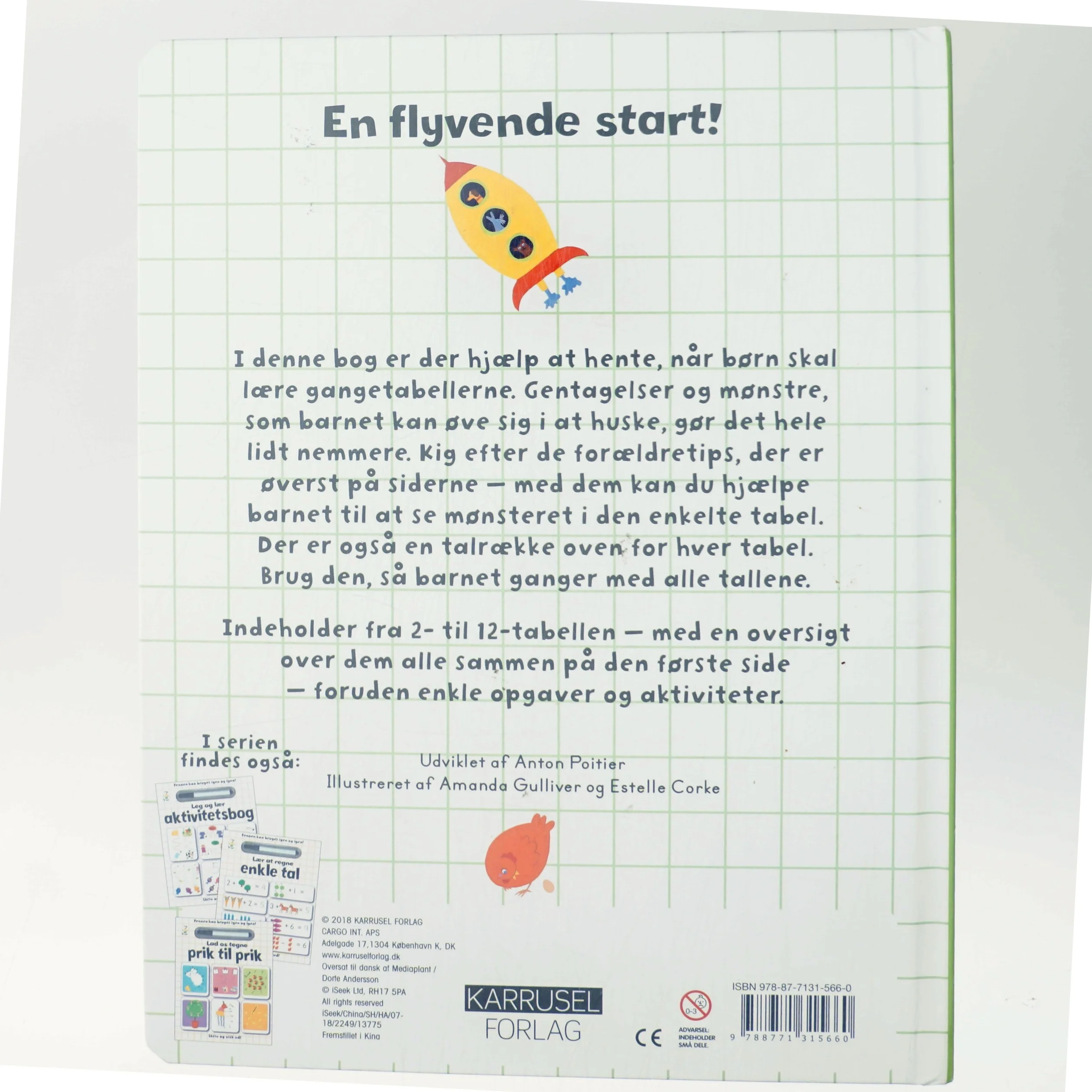 Lær at regne tabellerne af Anton Poitier (Bog)