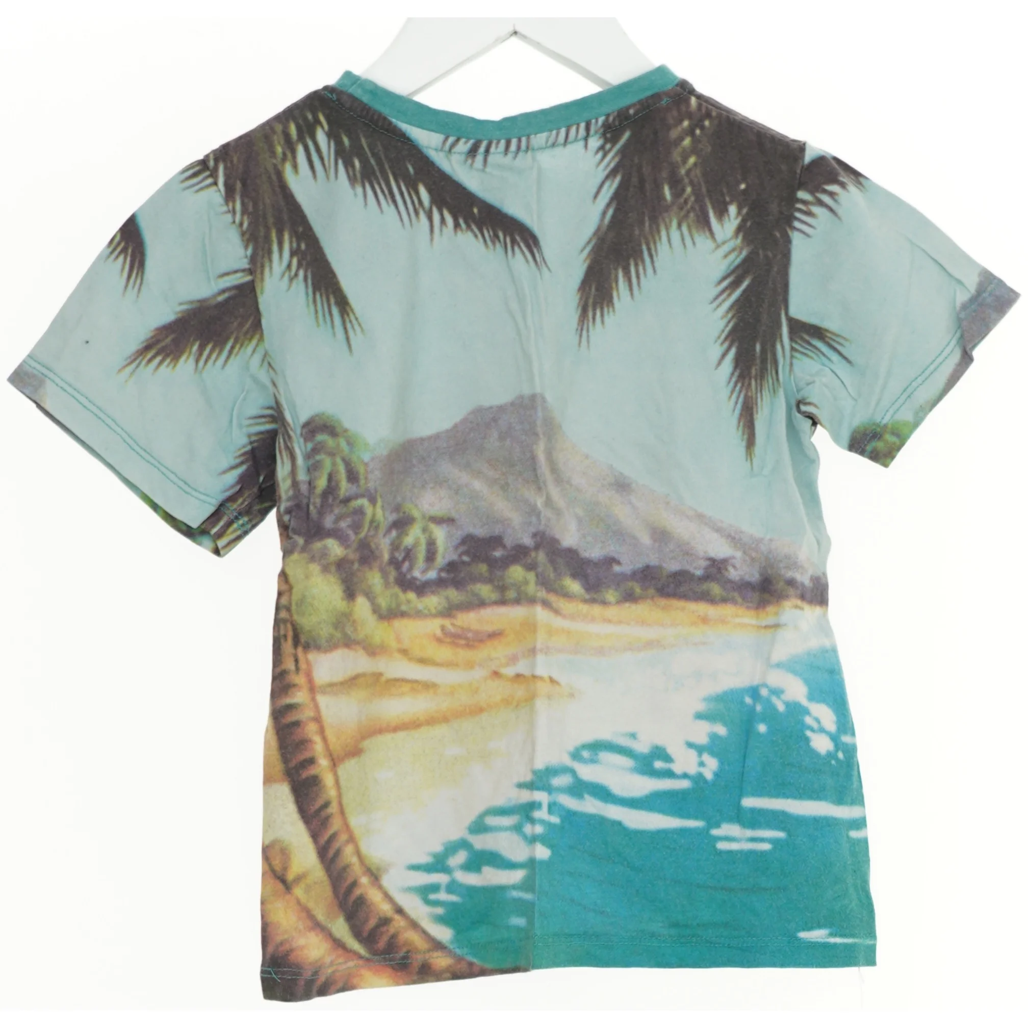 T-shirt med Mickey Mouse surfermotiv fra H&M (str. 104)