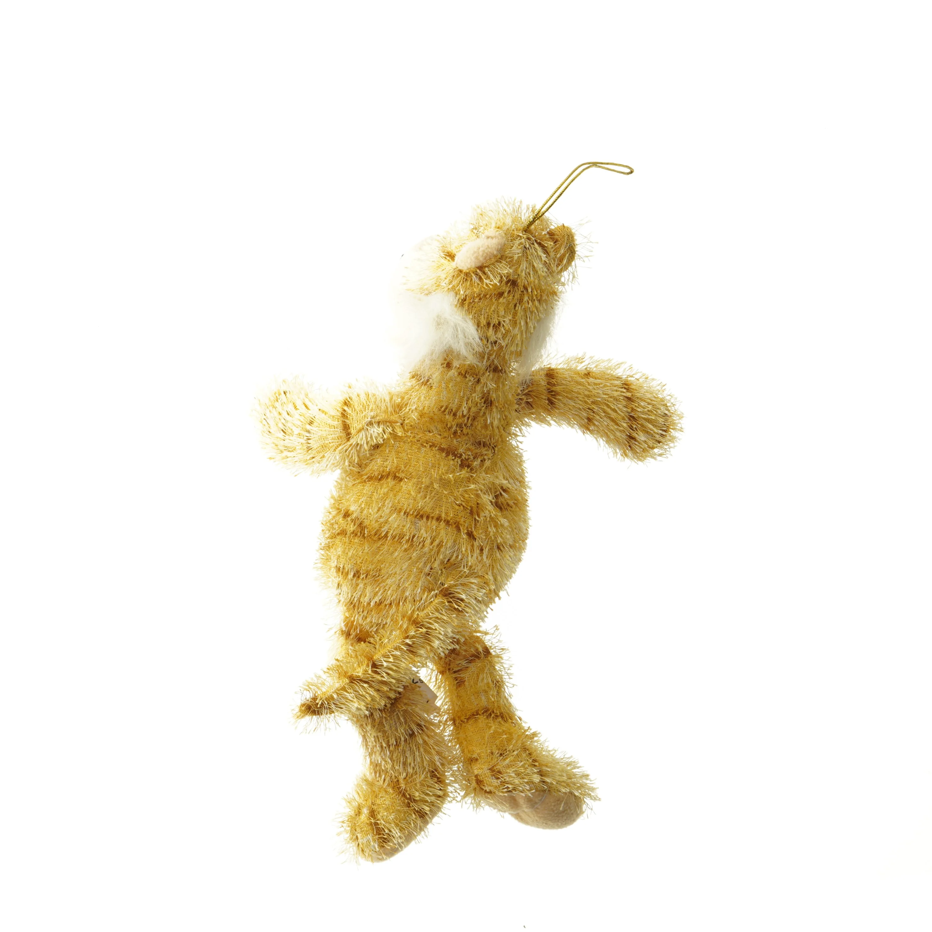 Gul tøjbamse (str. 34 cm)