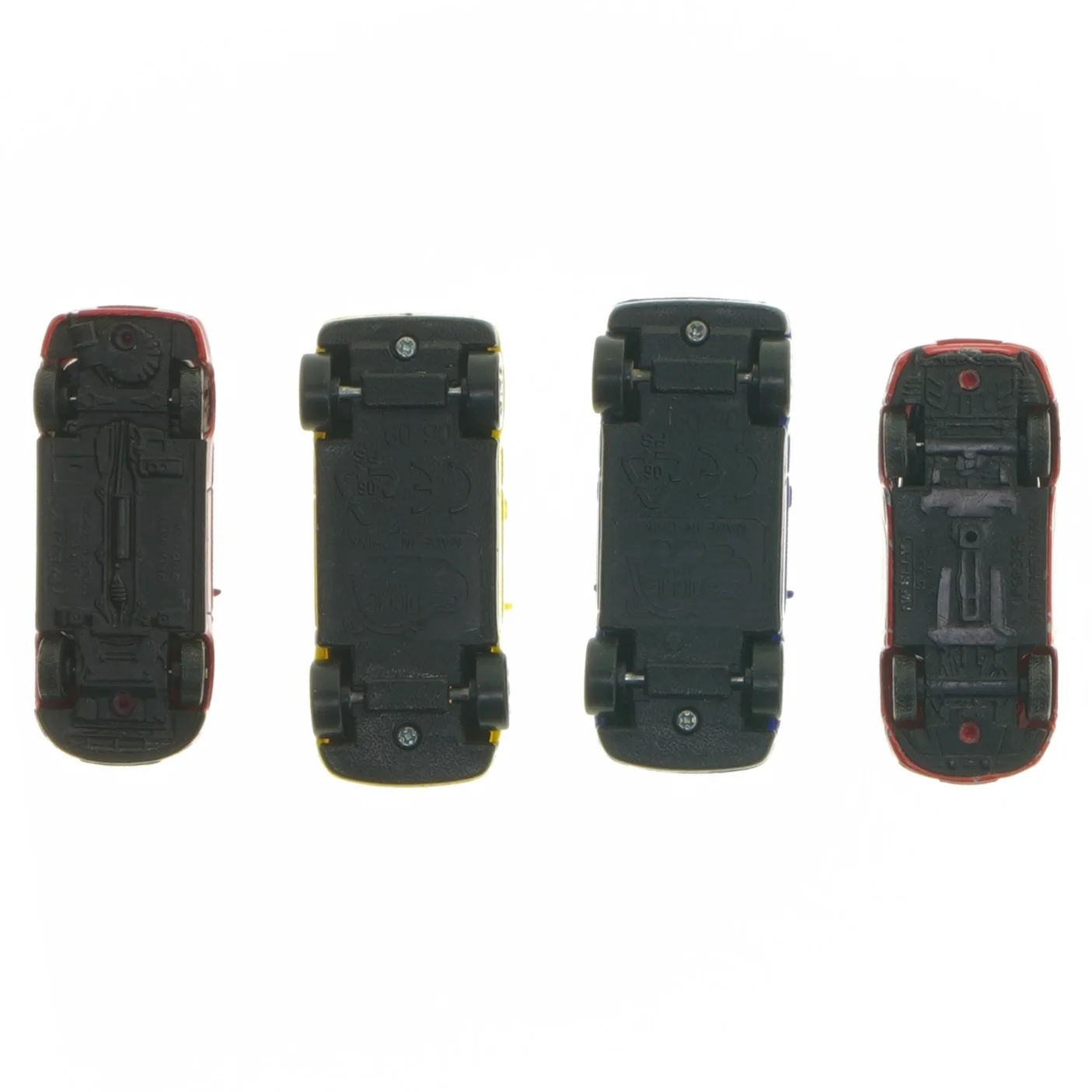 Sæt af små legetøjsbiler (str. ca. 8 cm)