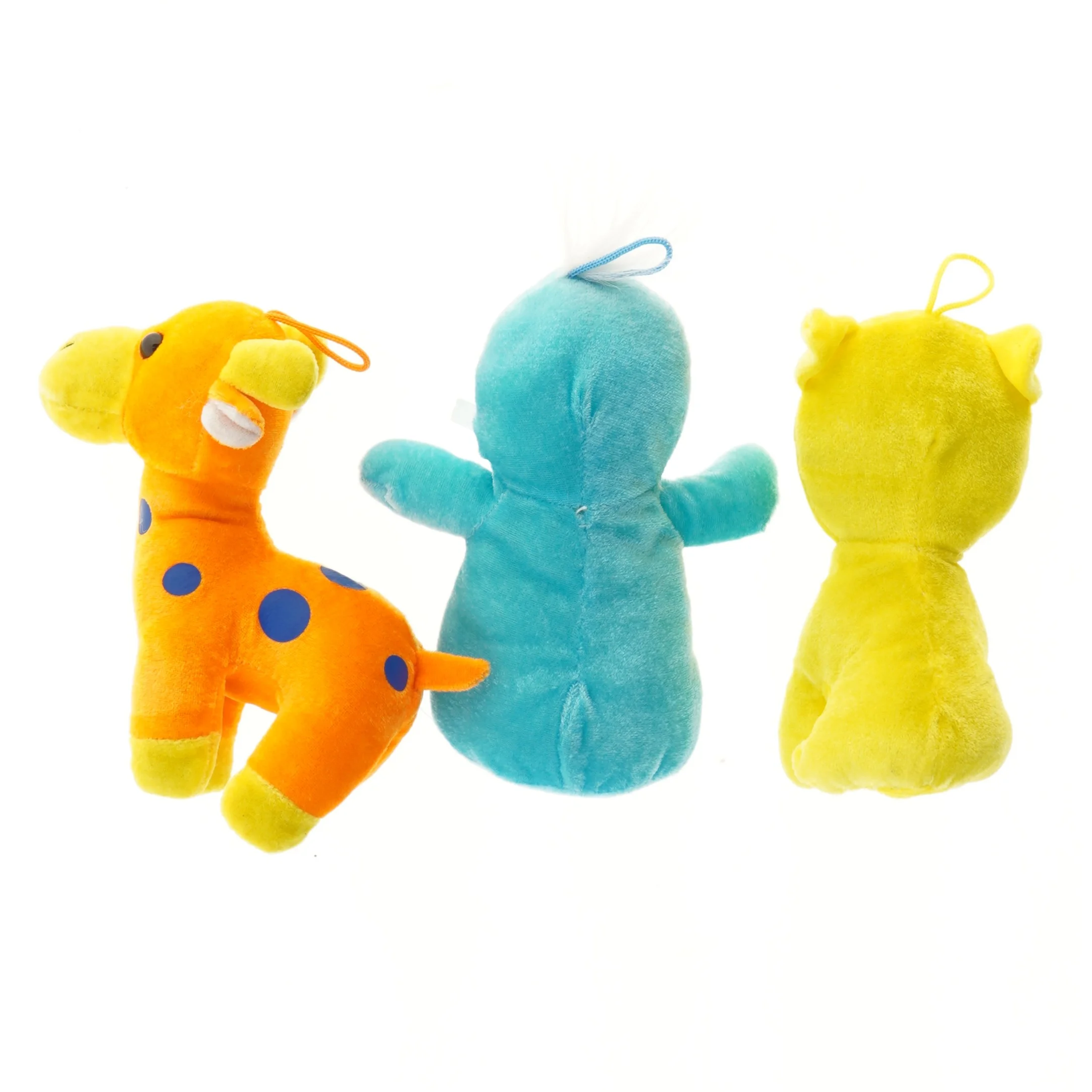Sæt af tøjdyr (str. 20 cm)