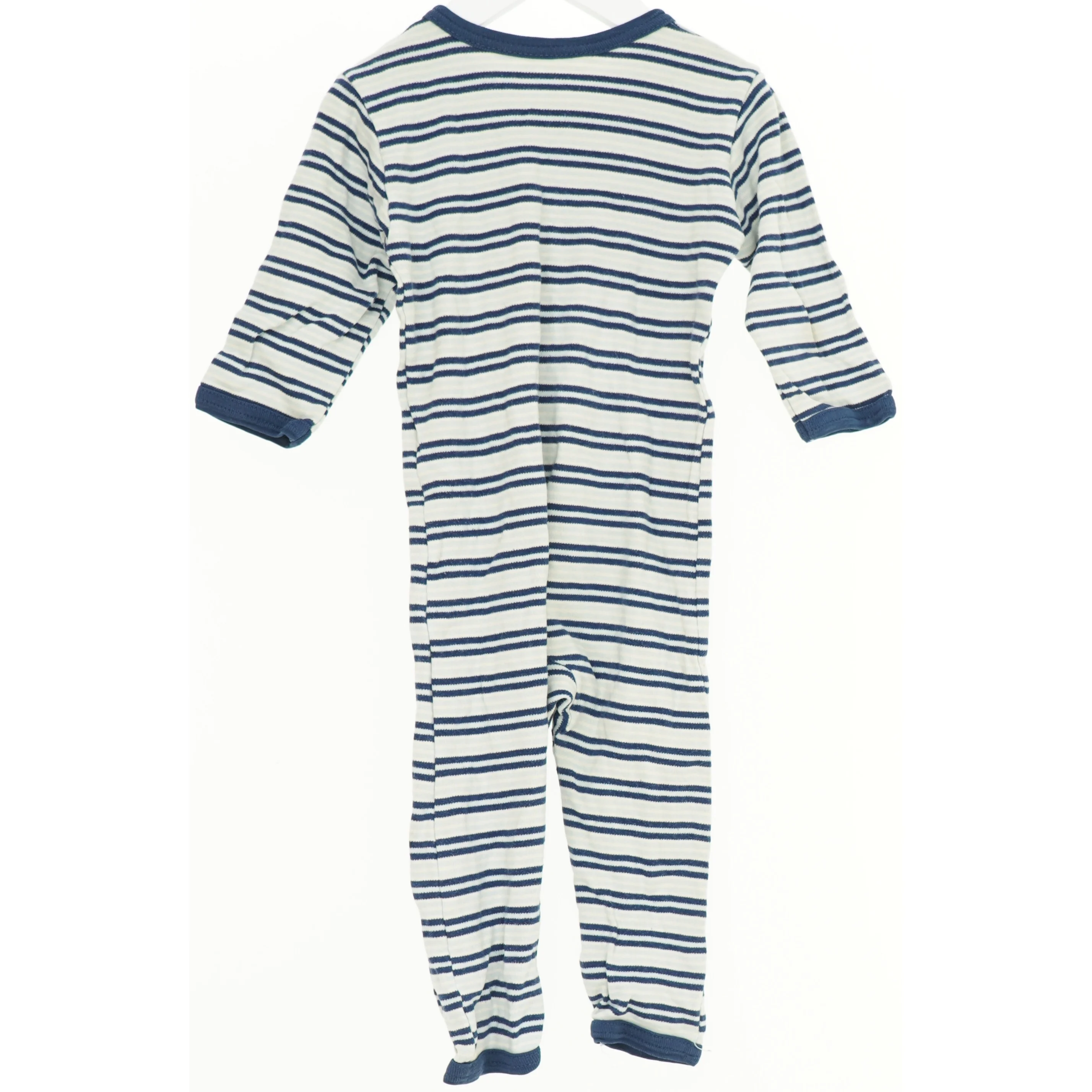 Langærmet stribet heldragt fra Mads & Mette (str. 80)