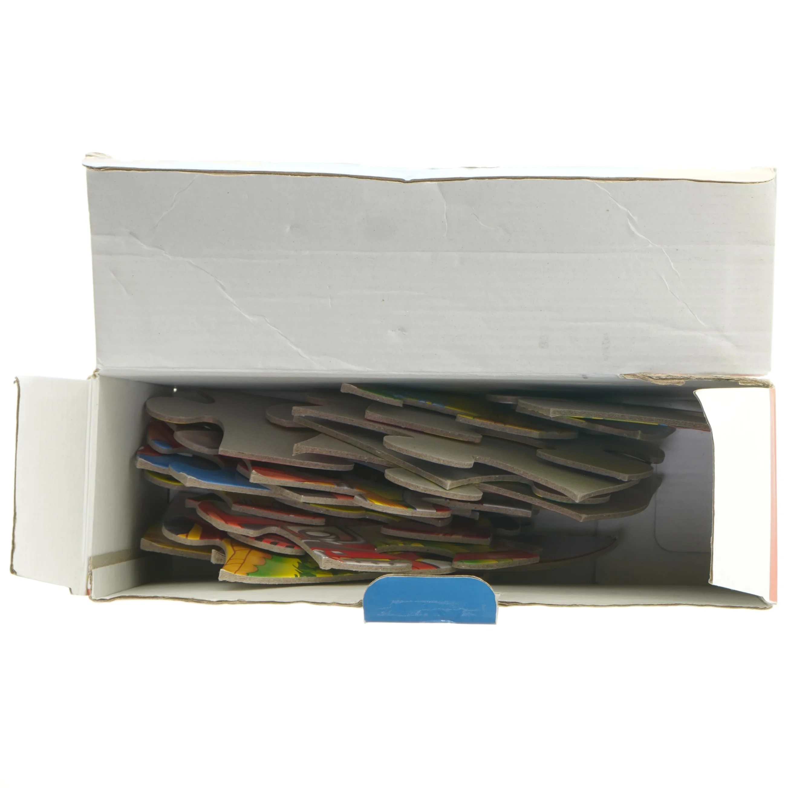 Gulv puslespil med traktor og hestemotiv (str. 20 brikker 41x61 cm)