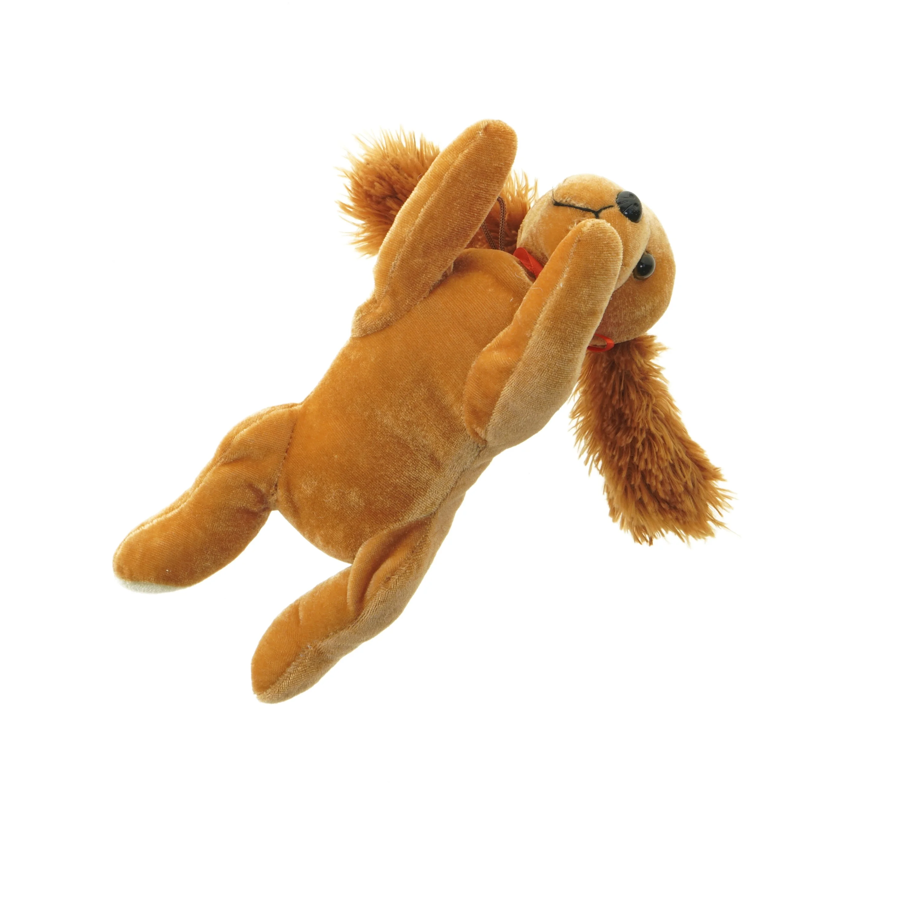 Brunt plysdyr, hund (str. 26 cm)