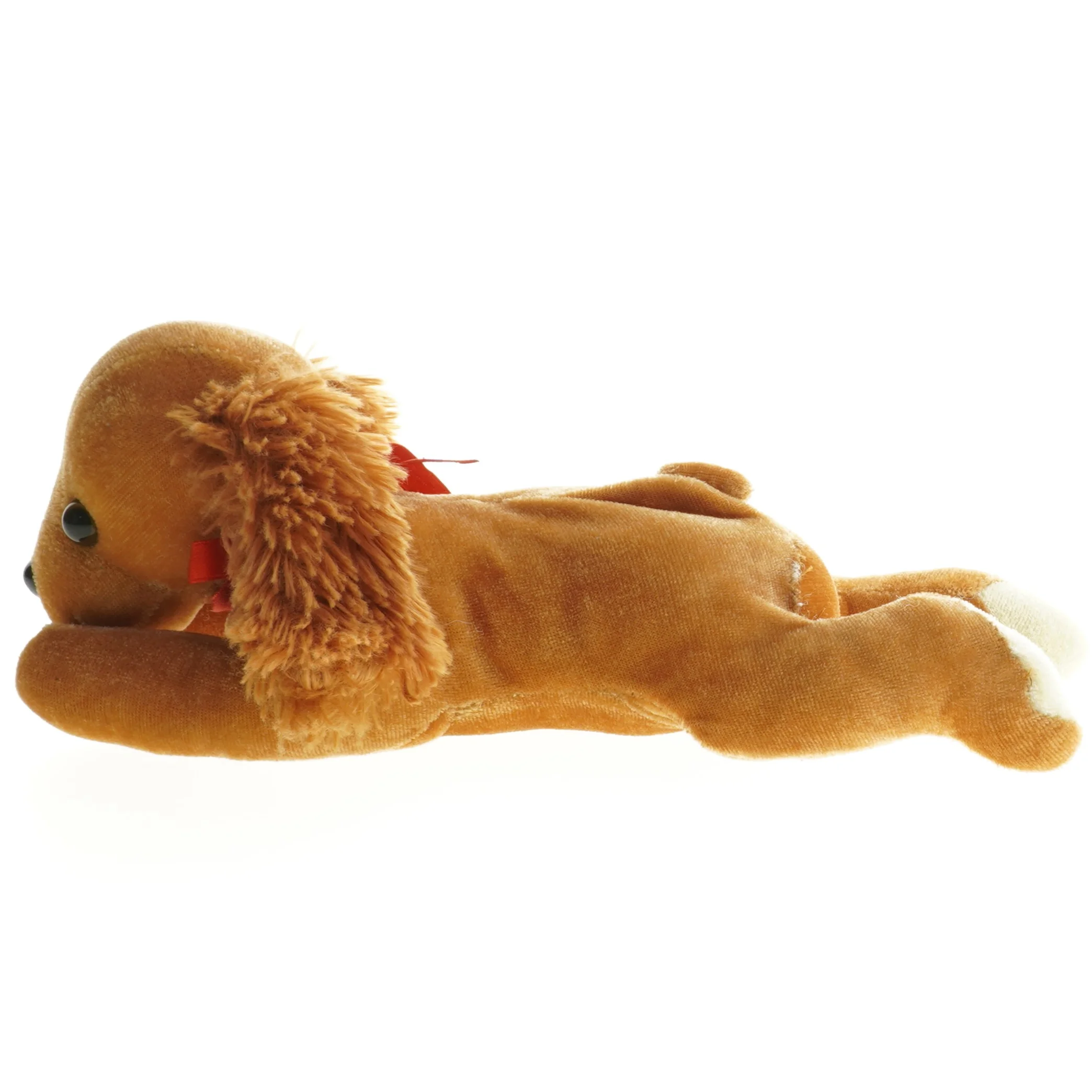 Brunt plysdyr, hund (str. 26 cm)