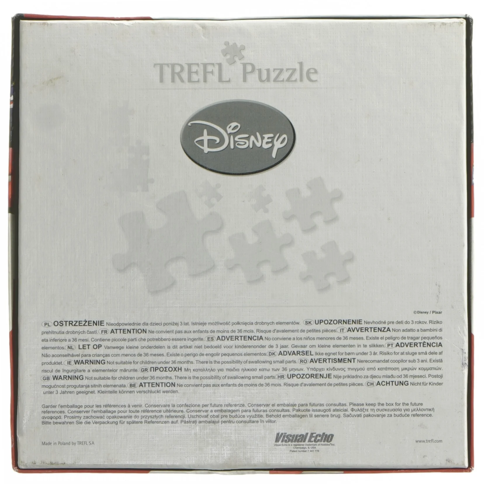 Disney Cars 3D Puslespil fra Disney (str. 36 brikker 25x20 cm)