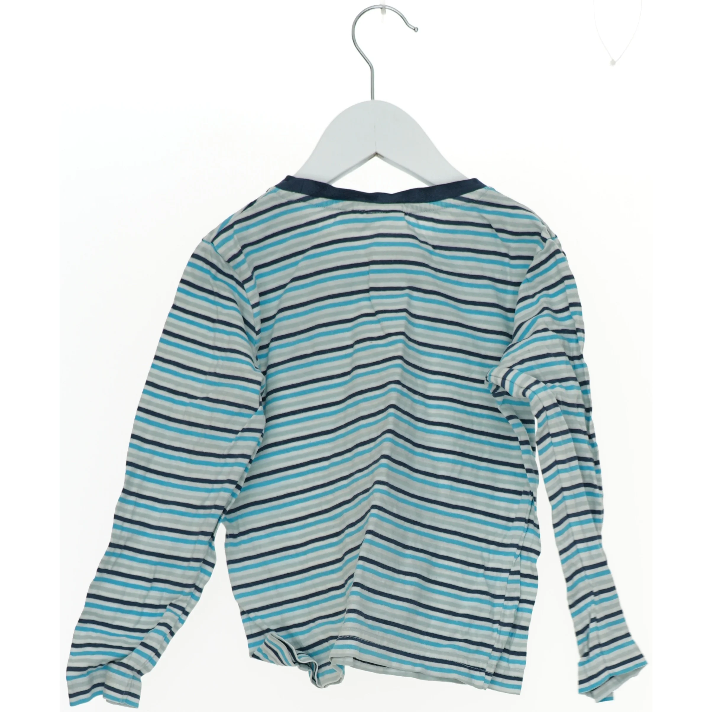 Stribet børnebluse med Bugs Bunny motiv fra Looney Tunes (str. 116)