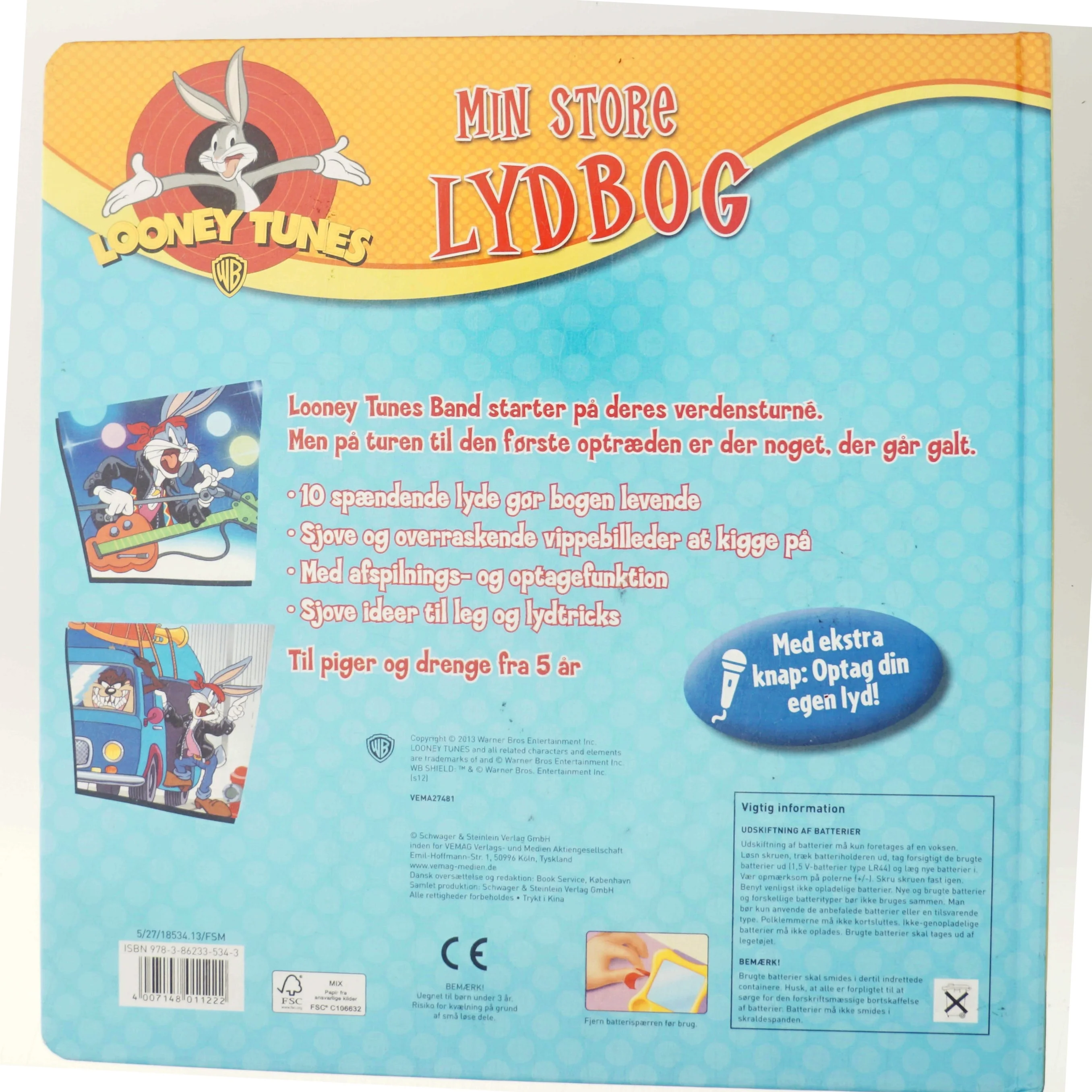 Looney Tunes: Min Store Lydbog (Bog)