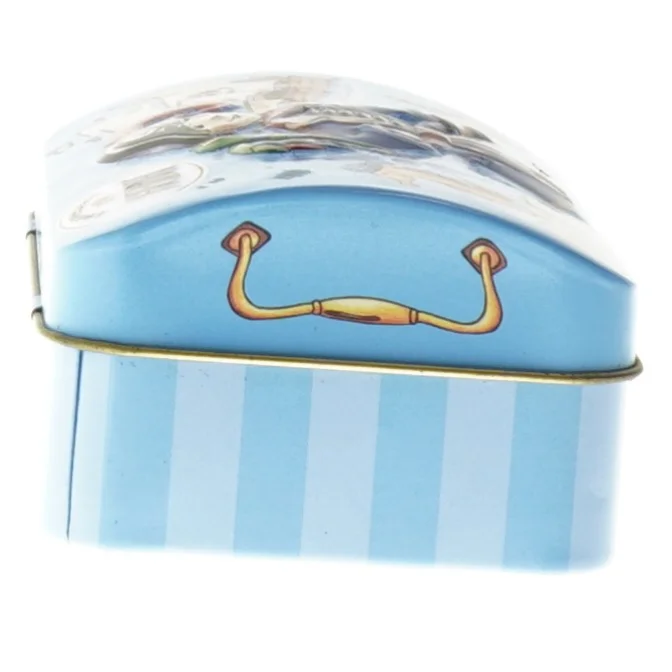 Blikæske med mini bowling sæt fra Heidel (str. 11,5x8 cm)