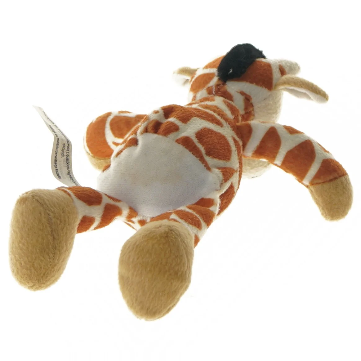 Giraf tøjdyr med nøglering (str. 22 cm)